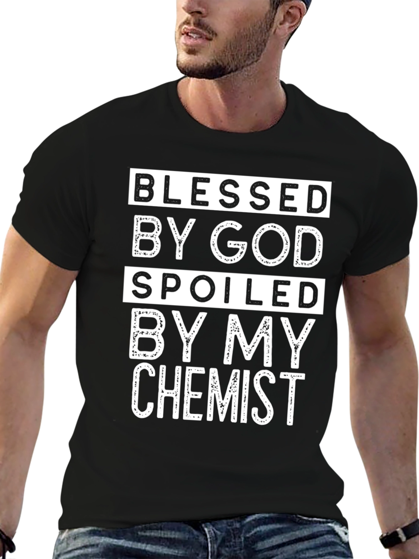 Blessed by God Chemist T-Shirt