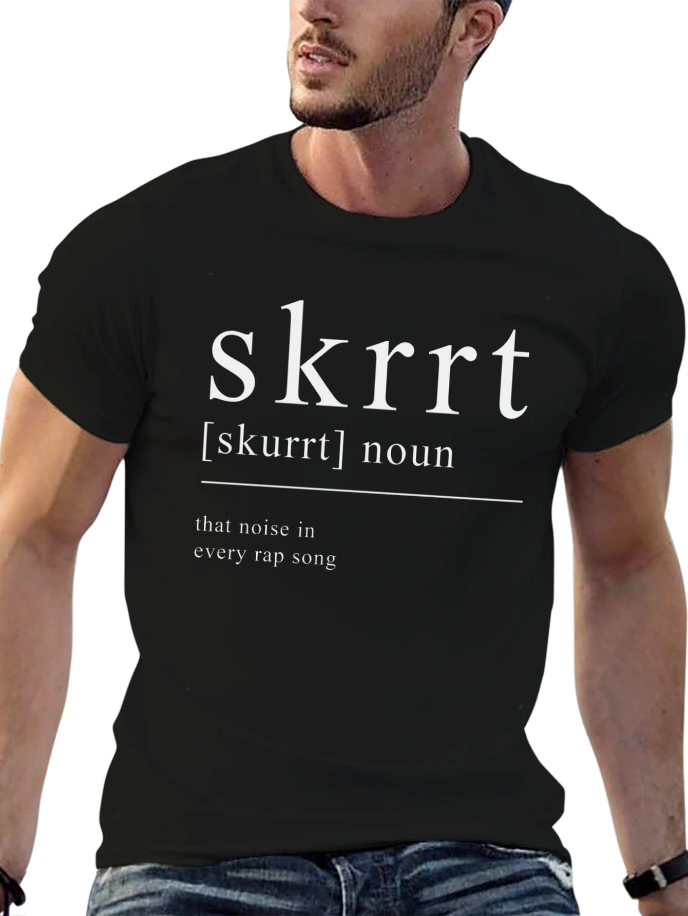 Skrrt Definition Graphic Tee - Rap Music Inspired