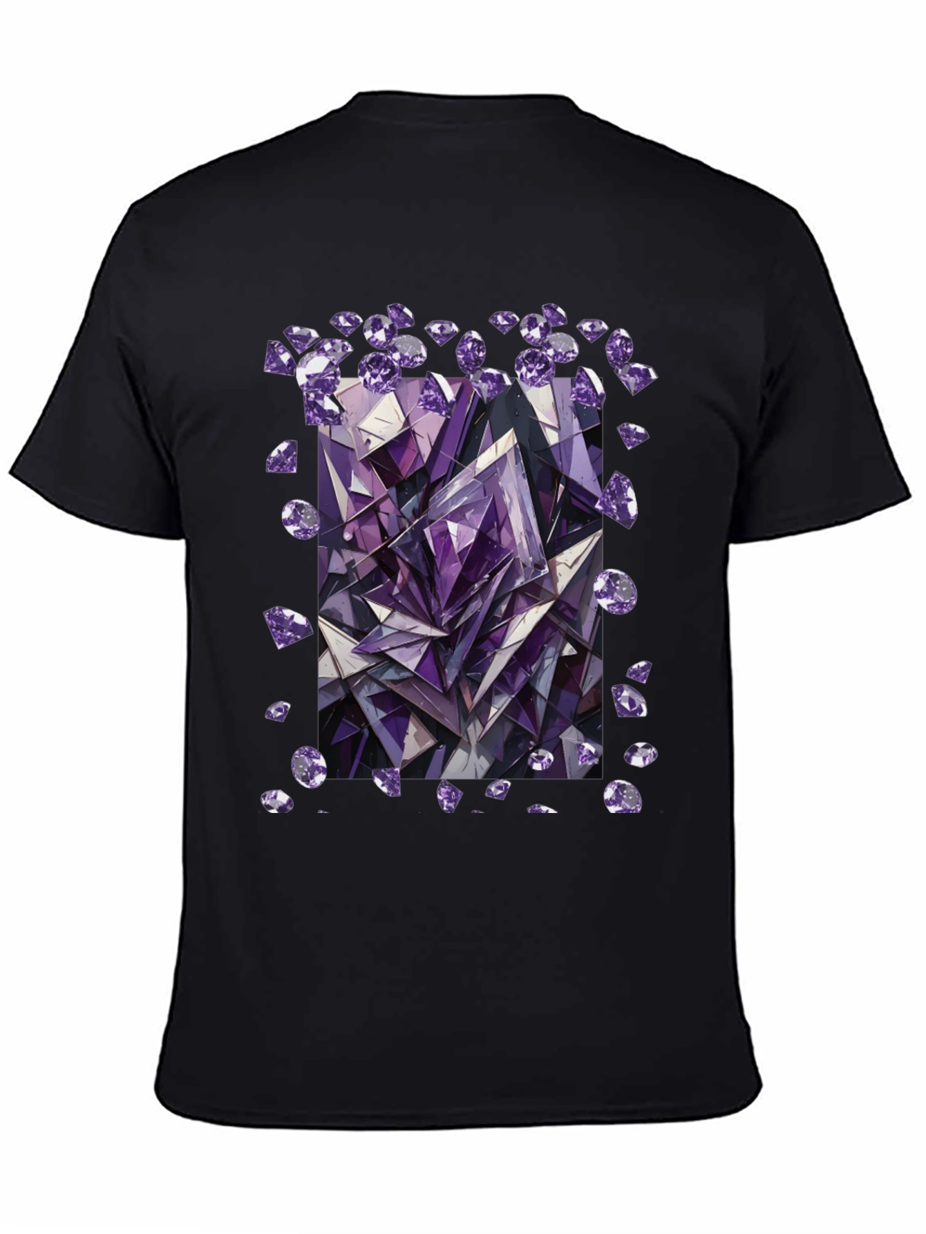 Amethyst Crystal Gemstone Graphic T-Shirt
