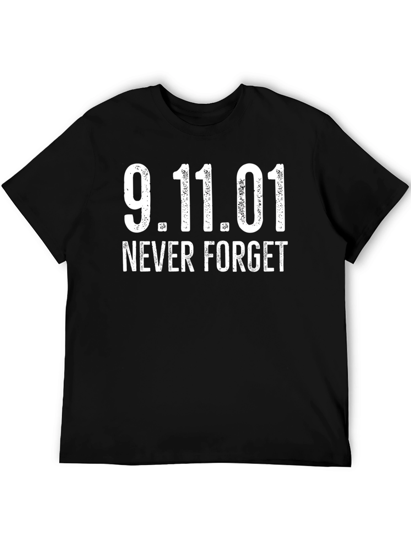 9/11 Never Forget Black T-Shirt