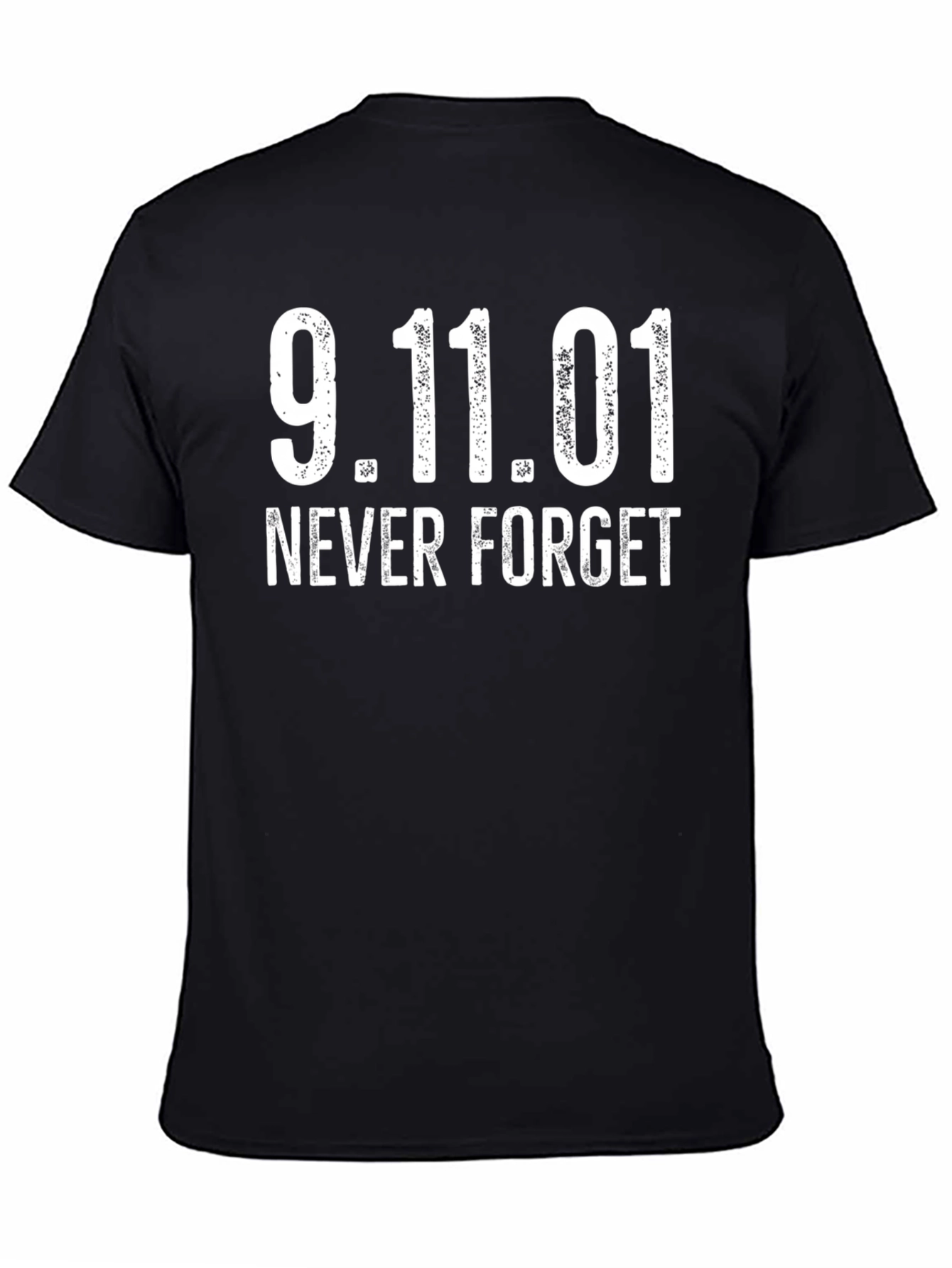 9/11 Never Forget Black T-Shirt