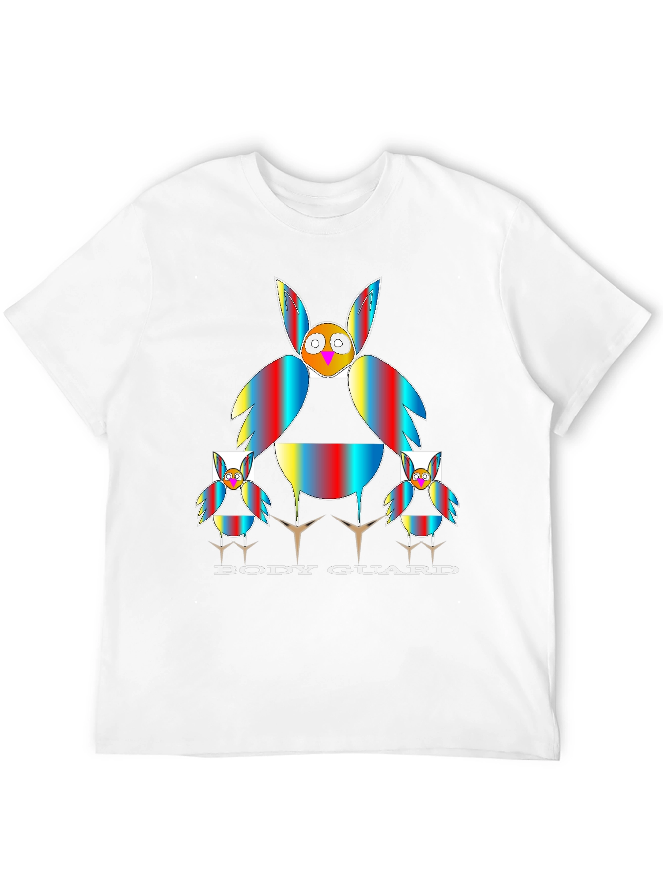 Body Guard Graphic Tee - Owl Family Protection
