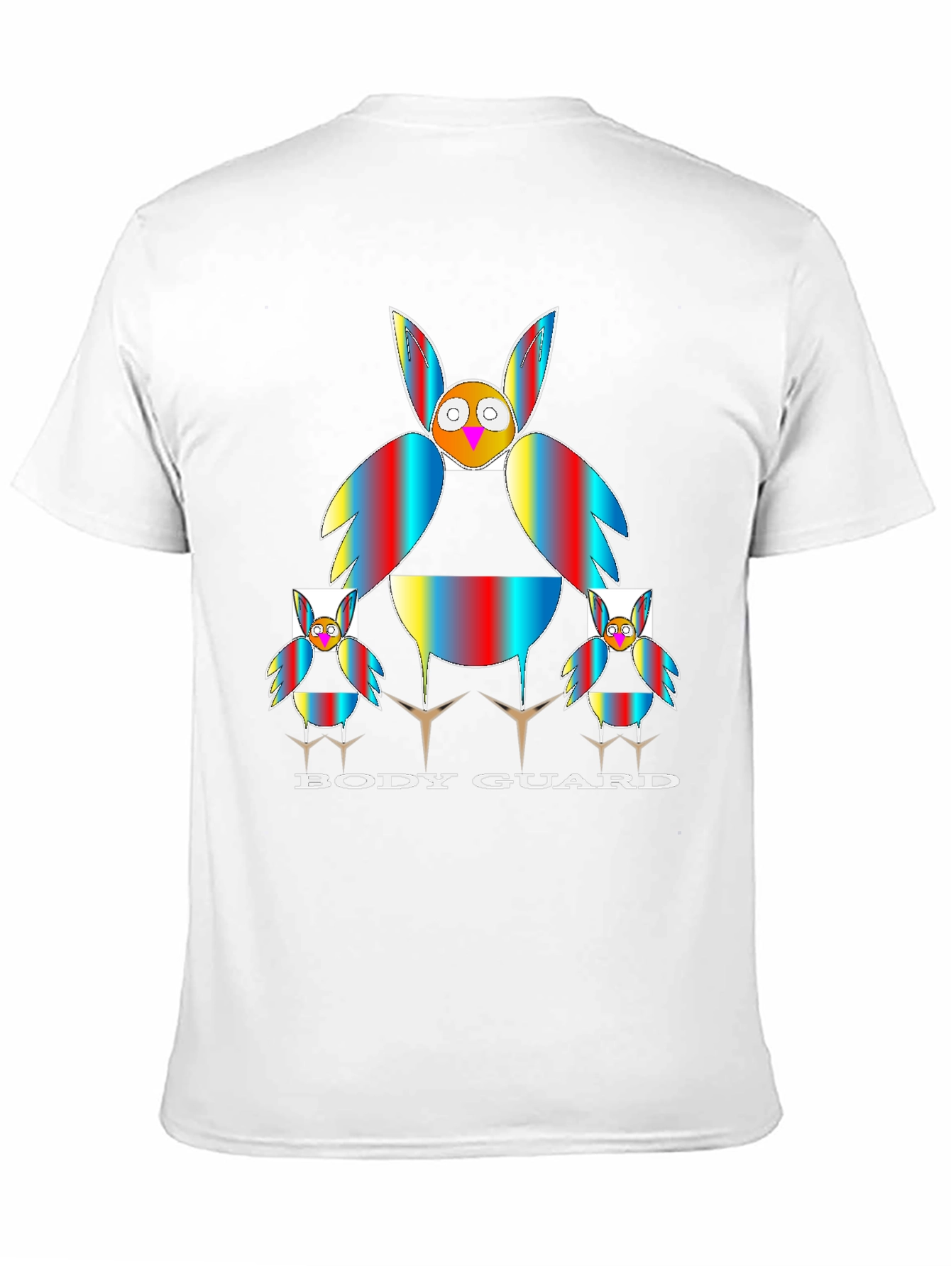Body Guard Graphic Tee - Owl Family Protection