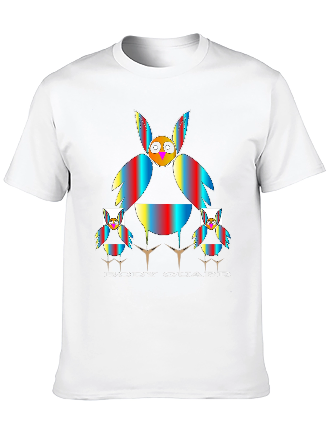 Body Guard Graphic Tee - Owl Family Protection