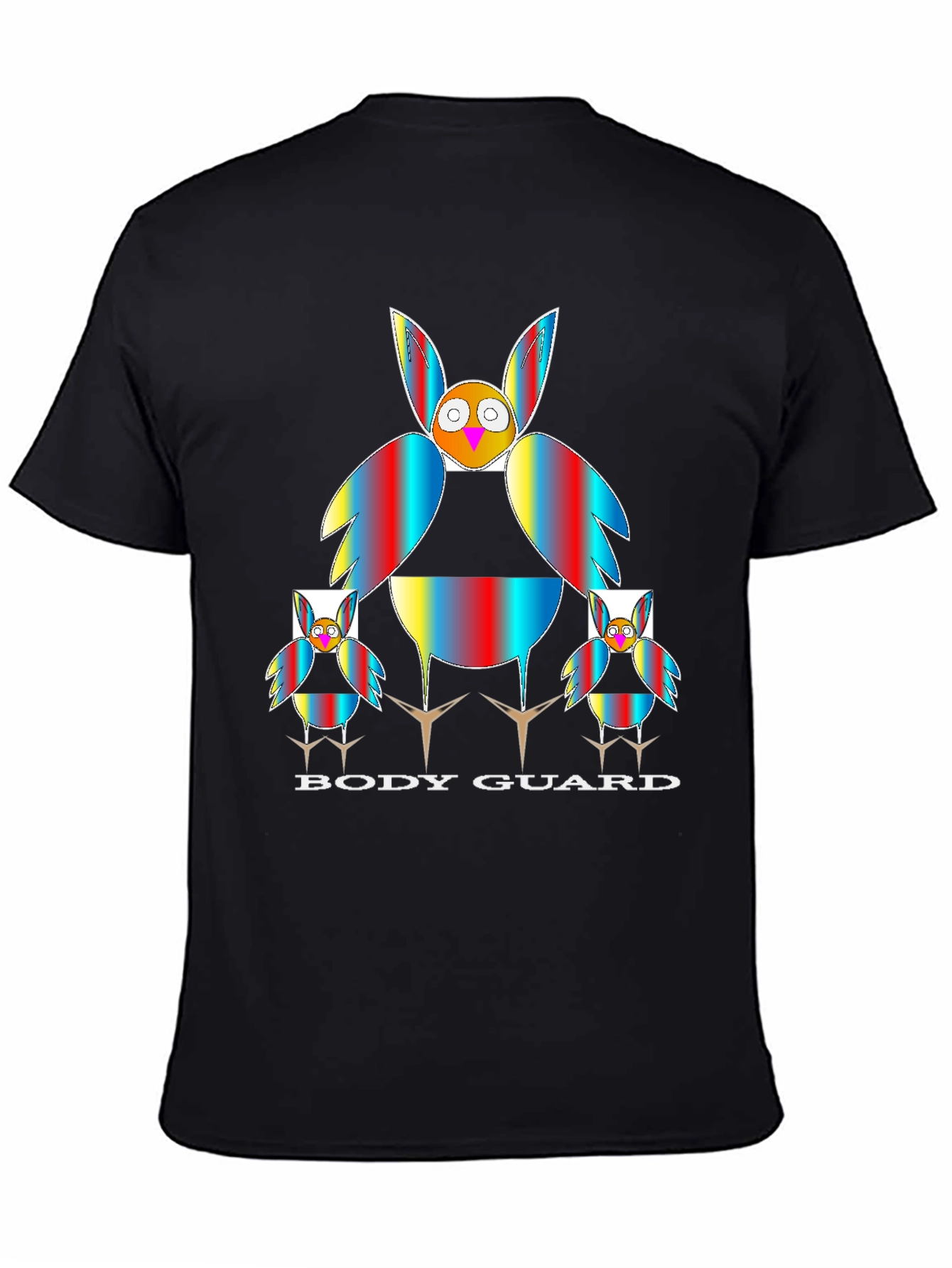 Body Guard Graphic Tee - Owl Family Protection
