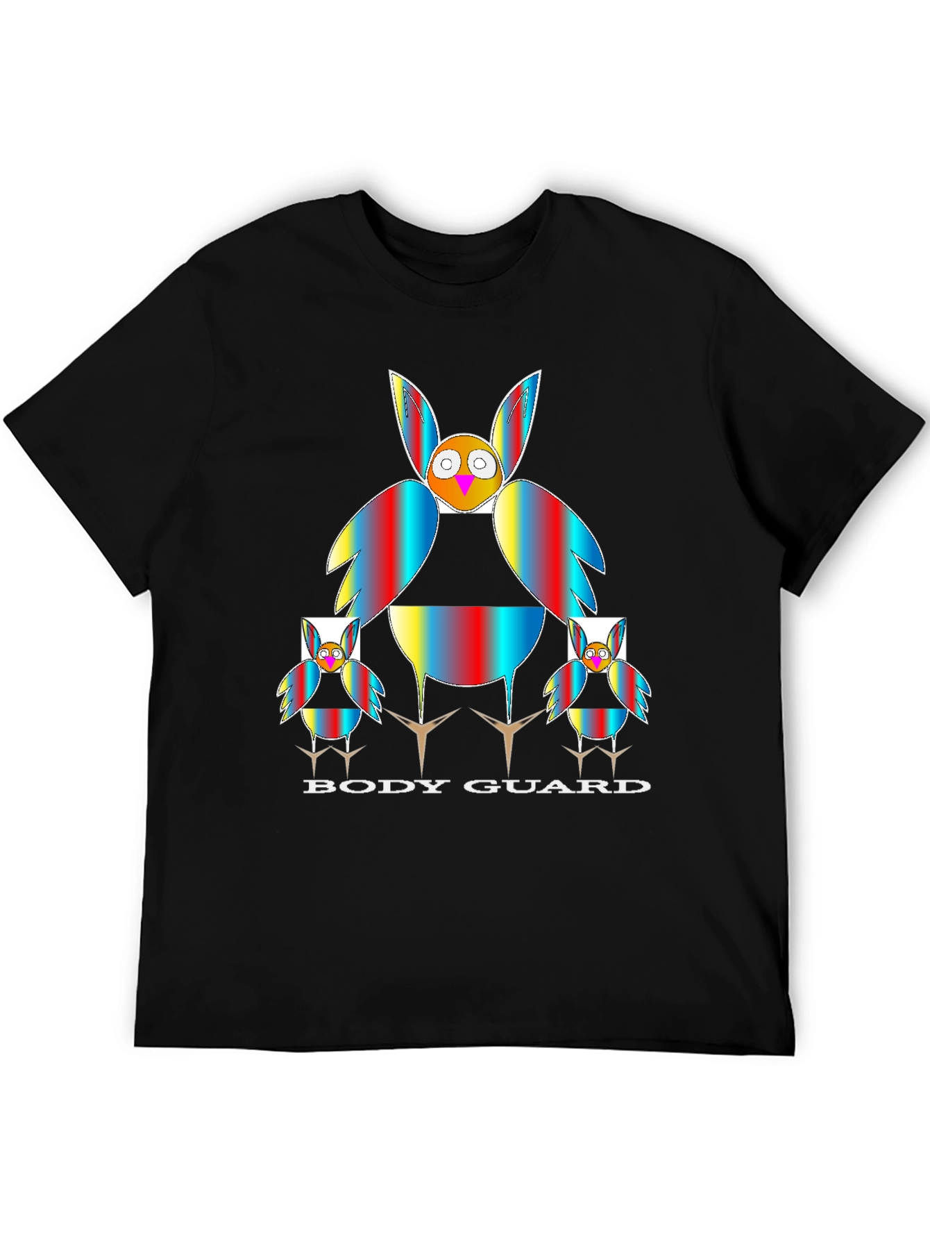 Body Guard Graphic Tee - Owl Family Protection