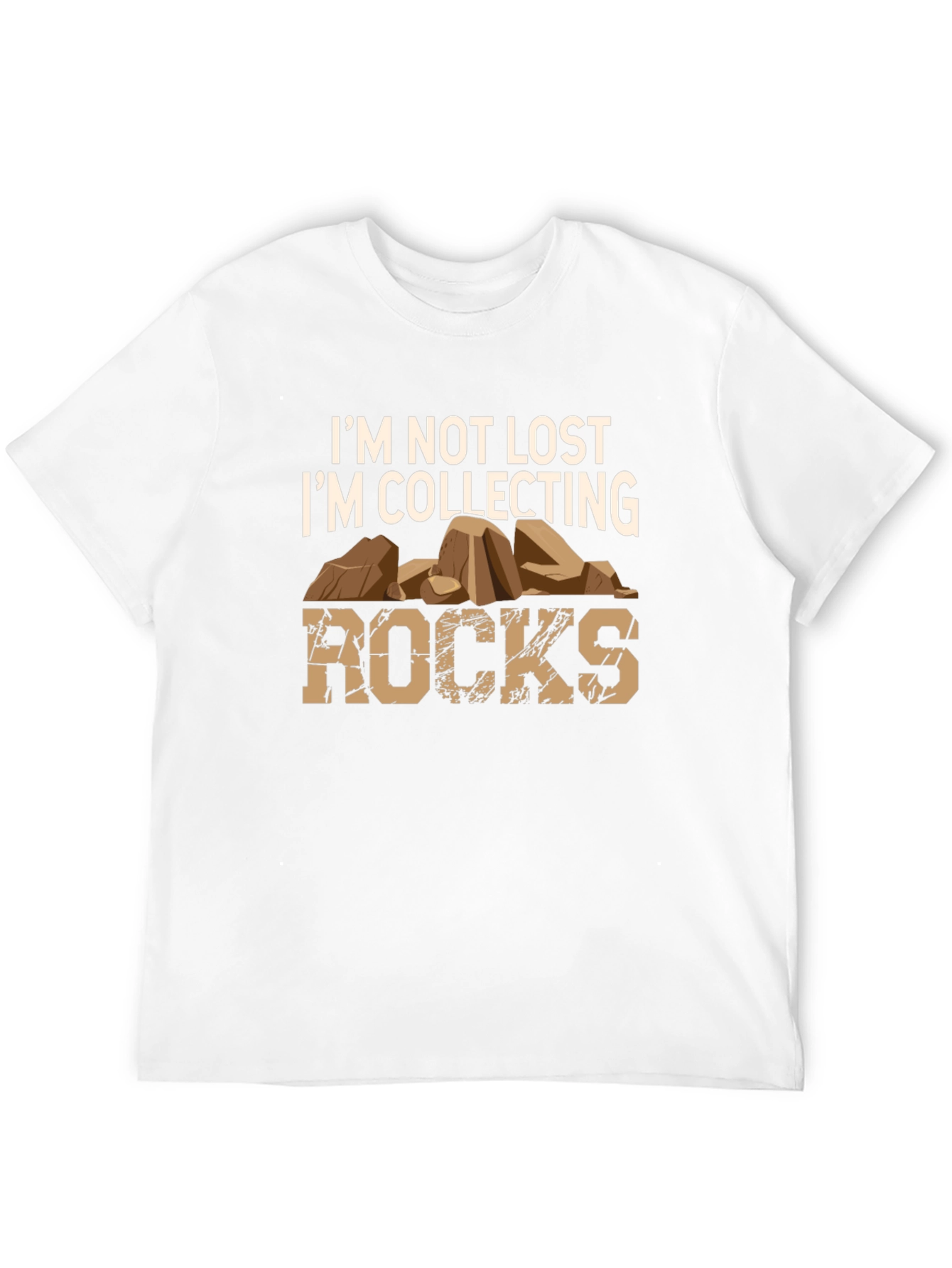 Im Collecting Rocks Mens T-Shirt
