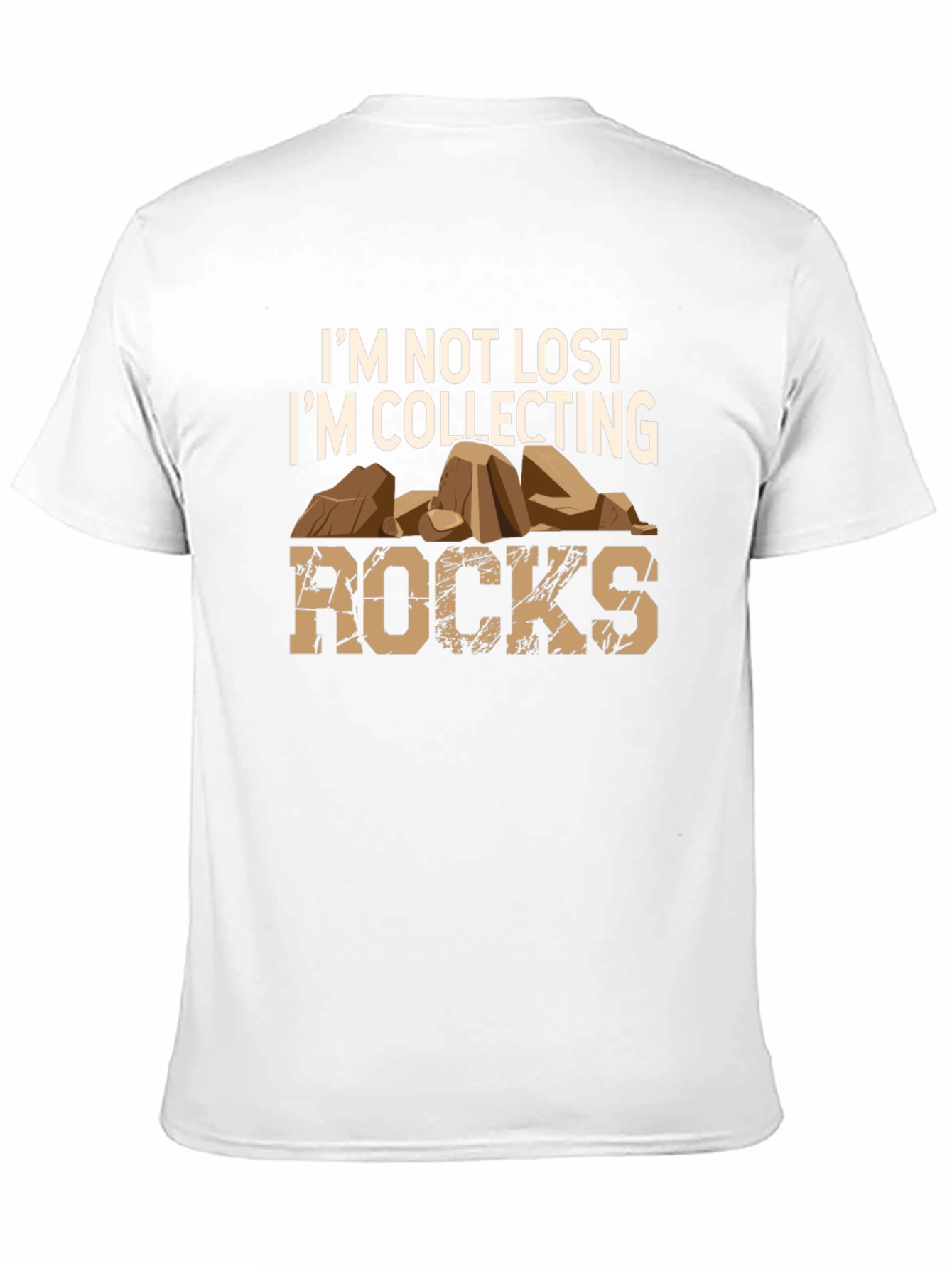 Im Collecting Rocks Mens T-Shirt