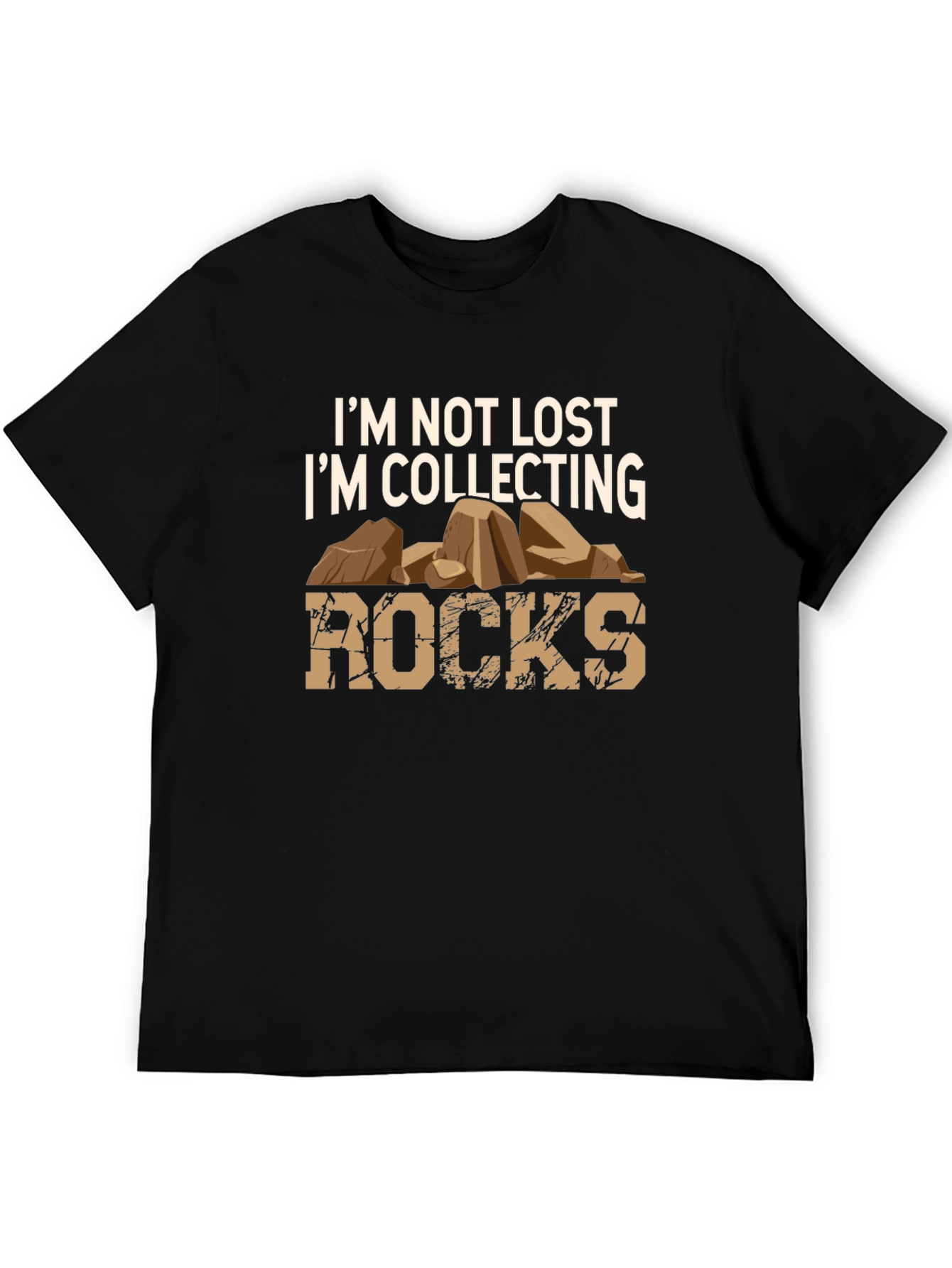 Im Collecting Rocks Mens T-Shirt