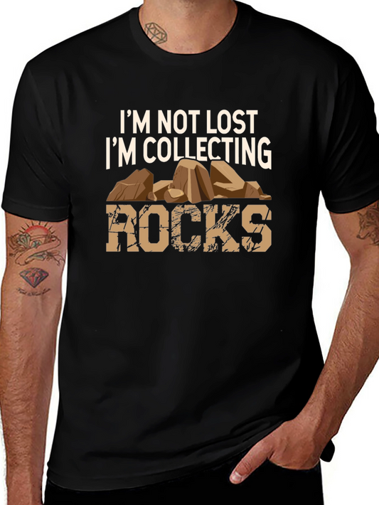 Im Collecting Rocks Mens T-Shirt