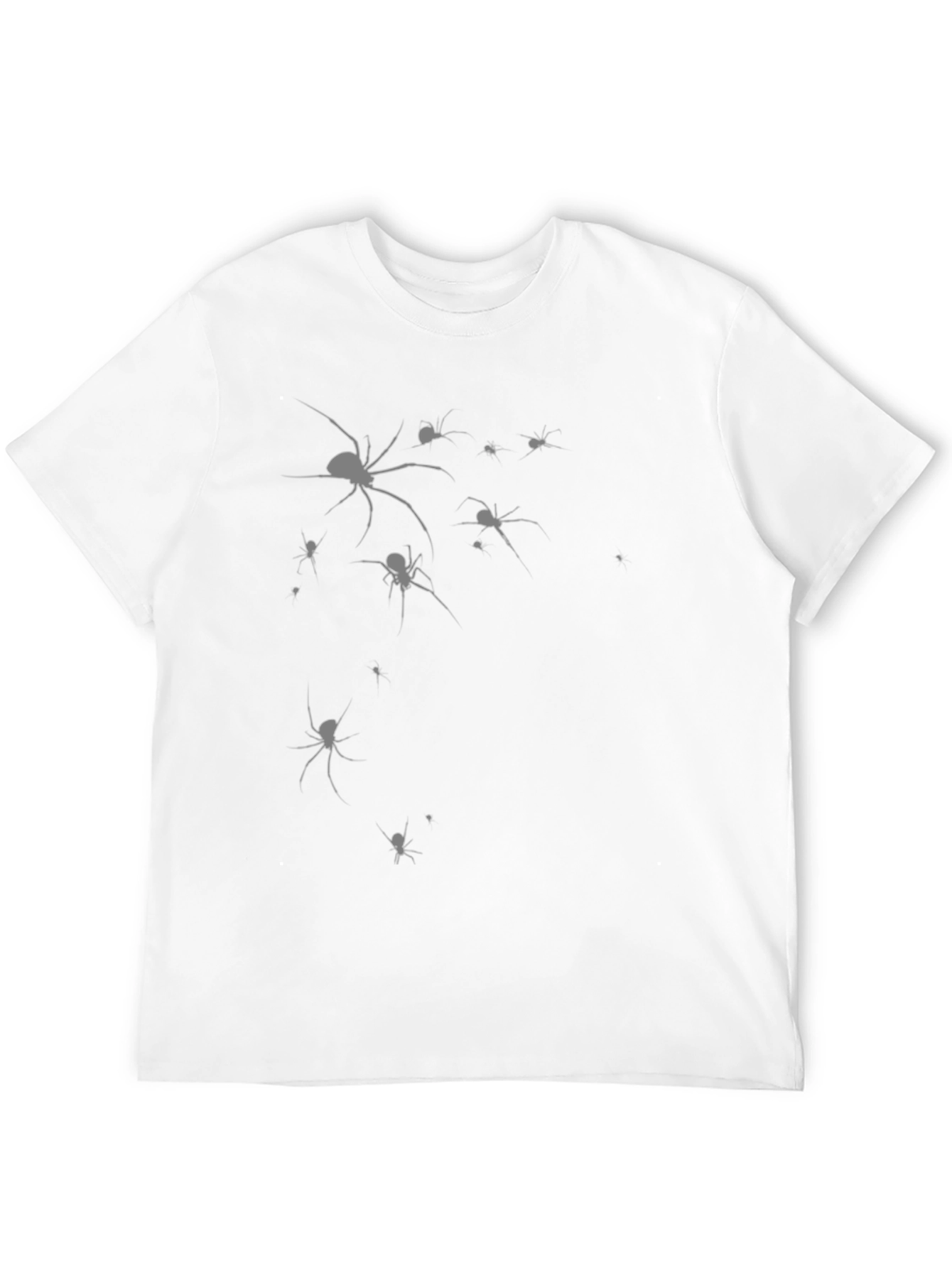 Black Spider Graphic Tee for Men