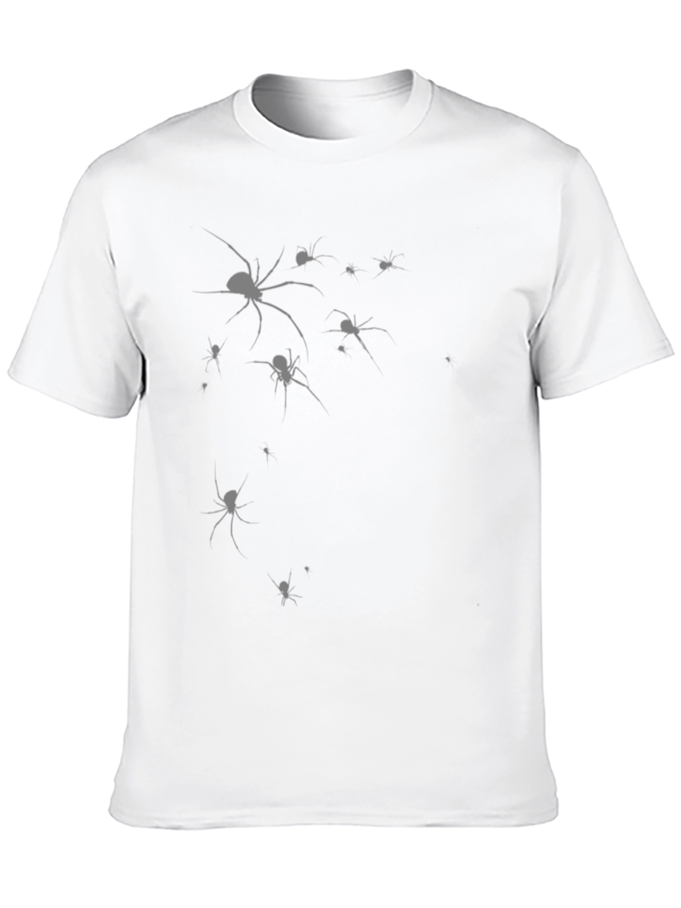 Black Spider Graphic Tee for Men