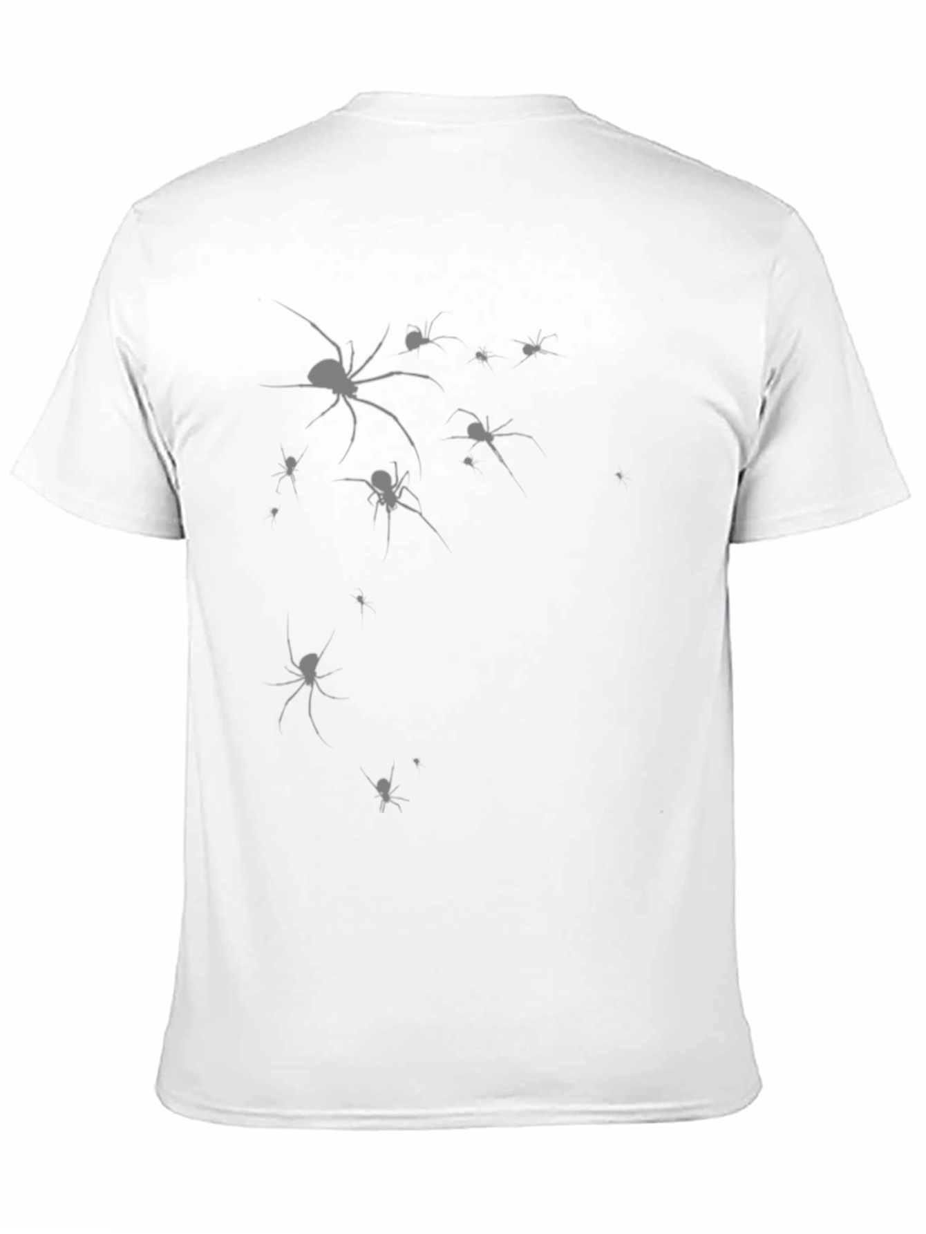 Black Spider Graphic Tee for Men