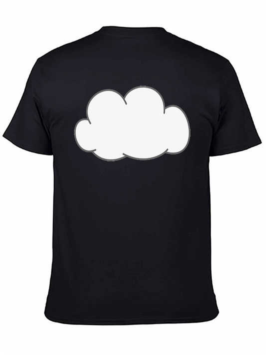 Cloud Graphic Black T-Shirt