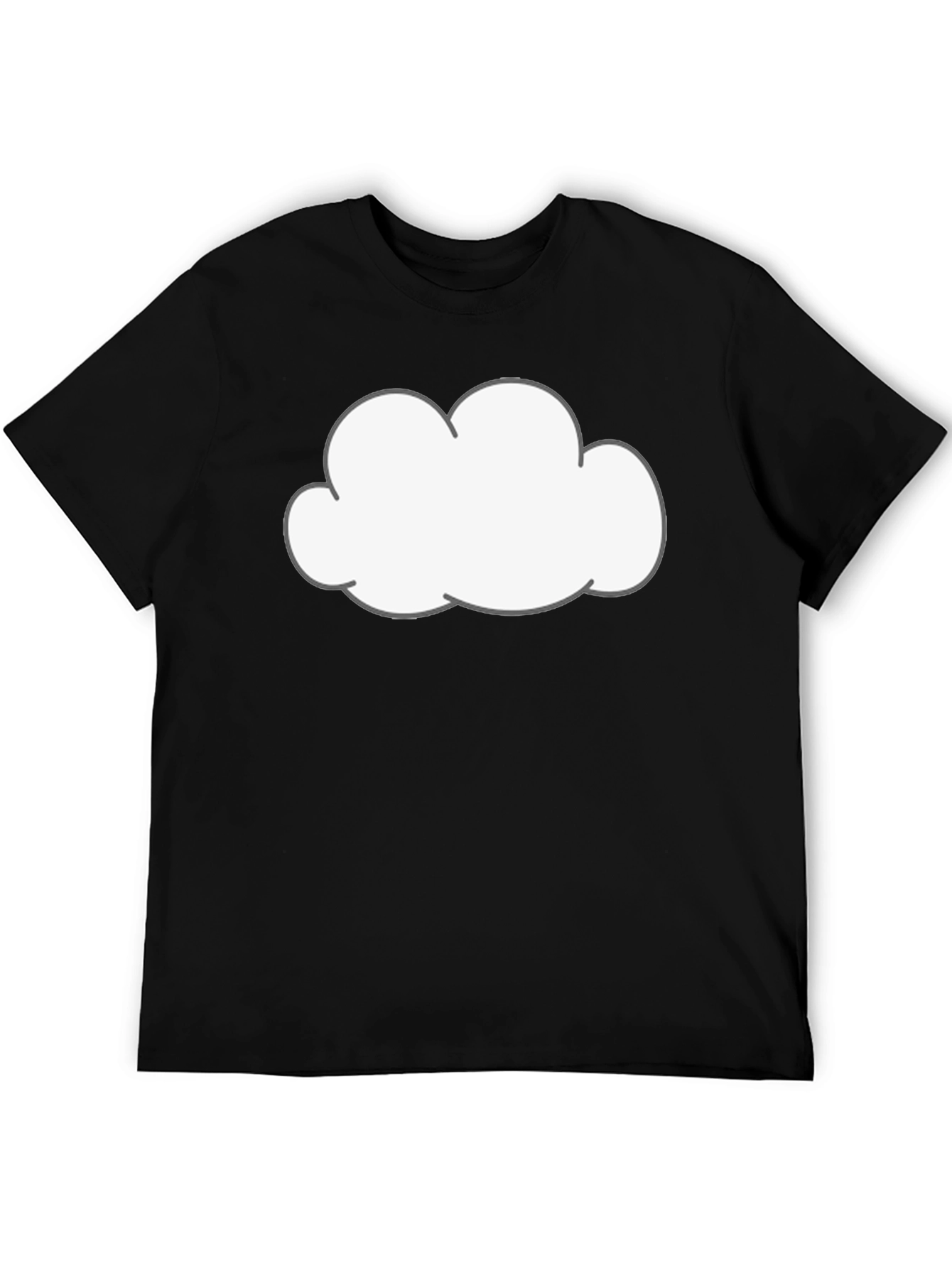 Cloud Graphic Black T-Shirt