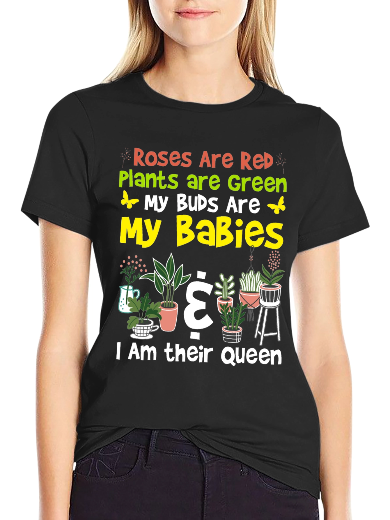 Roses Are Red Plant Lover T-Shirt