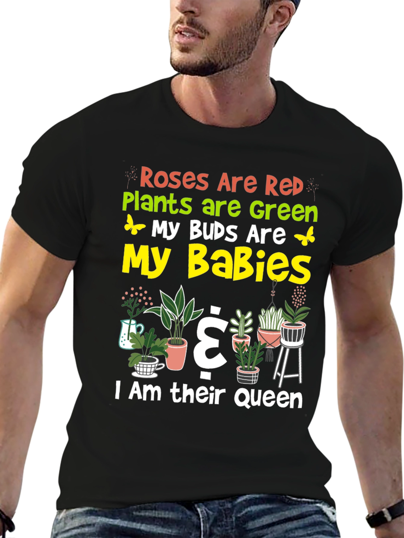 Roses Are Red Plant Lover T-Shirt