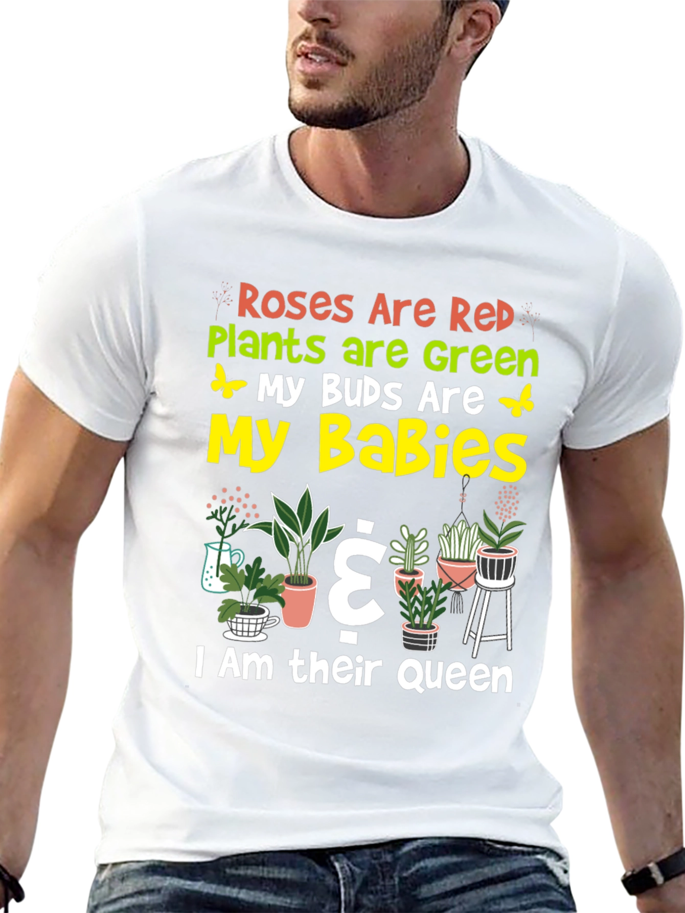 Roses Are Red Plant Lover T-Shirt