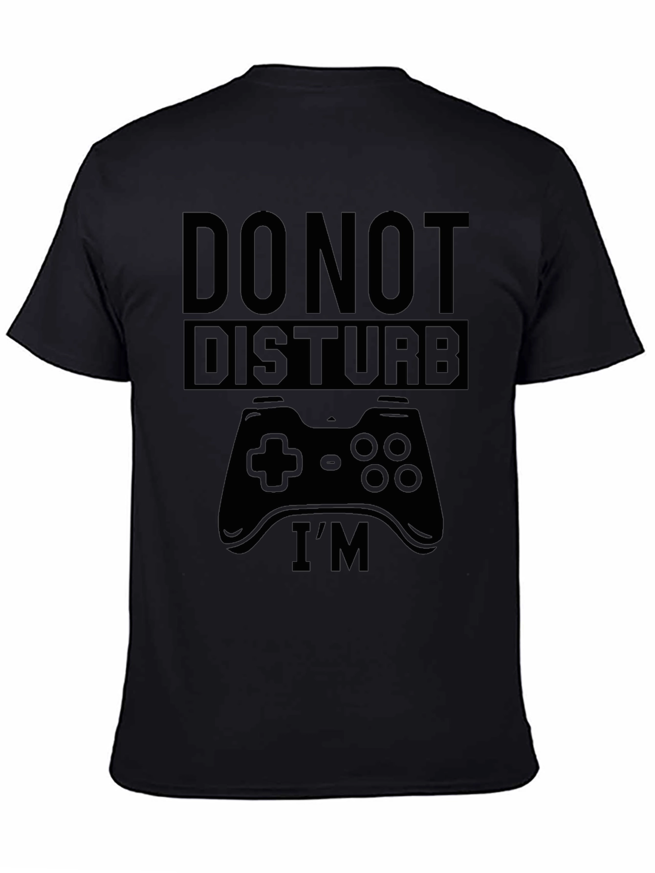 Do Not Disturb Gaming T-Shirt - Black