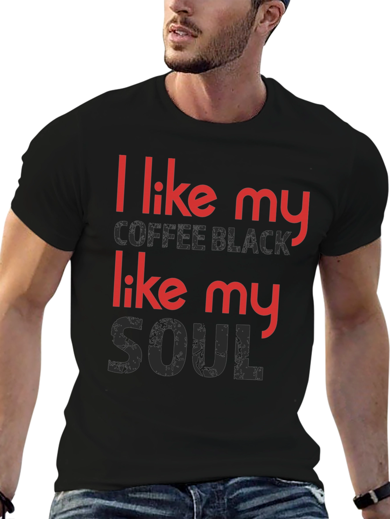 I Like My Coffee Black T-Shirt