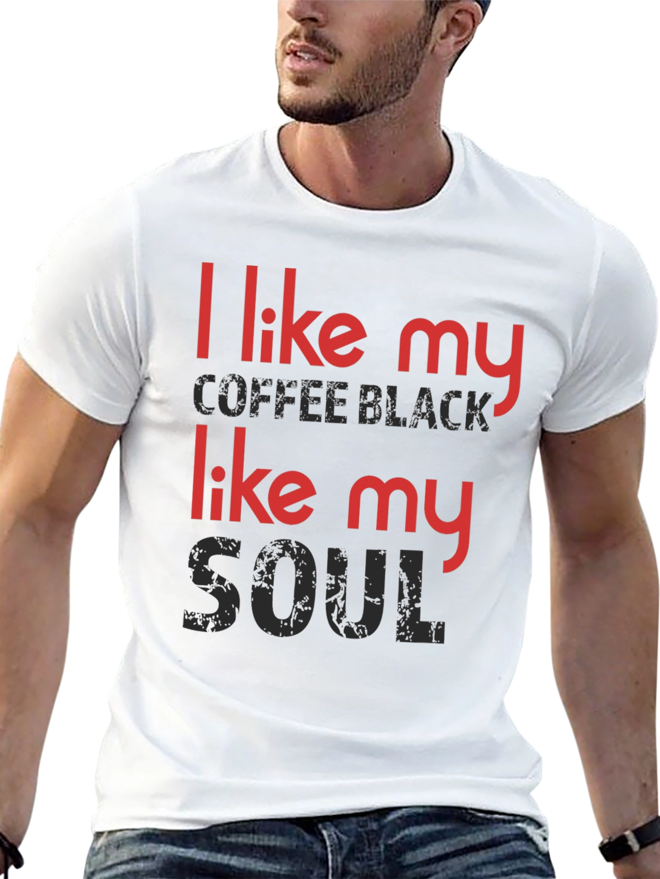 I Like My Coffee Black T-Shirt