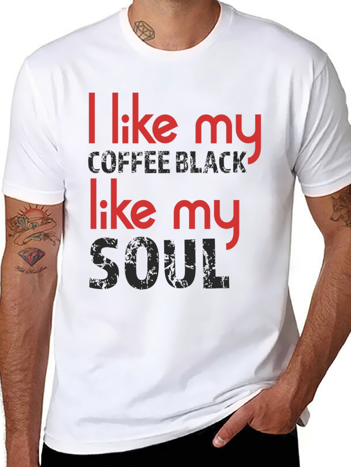 I Like My Coffee Black T-Shirt