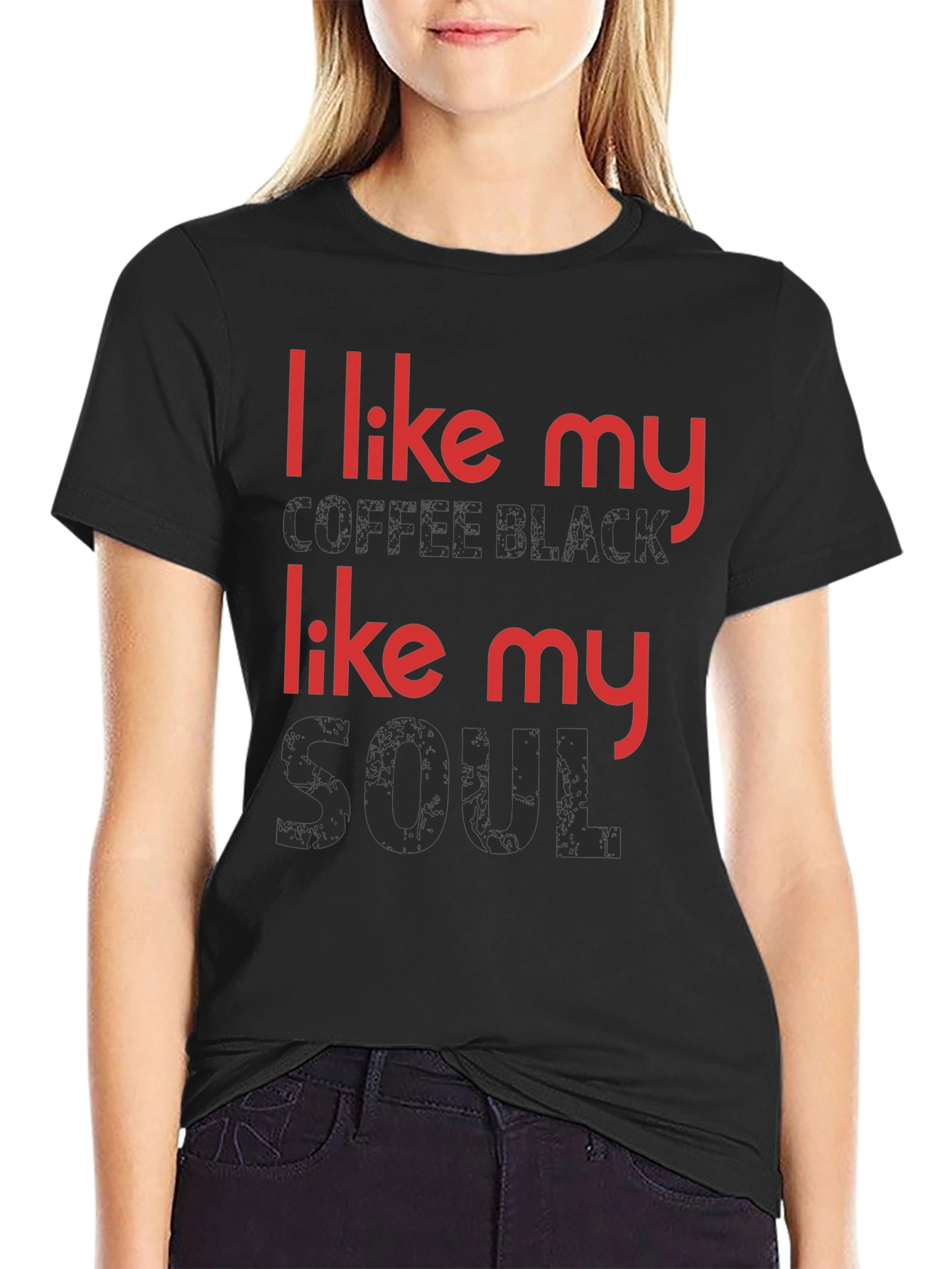 I Like My Coffee Black T-Shirt