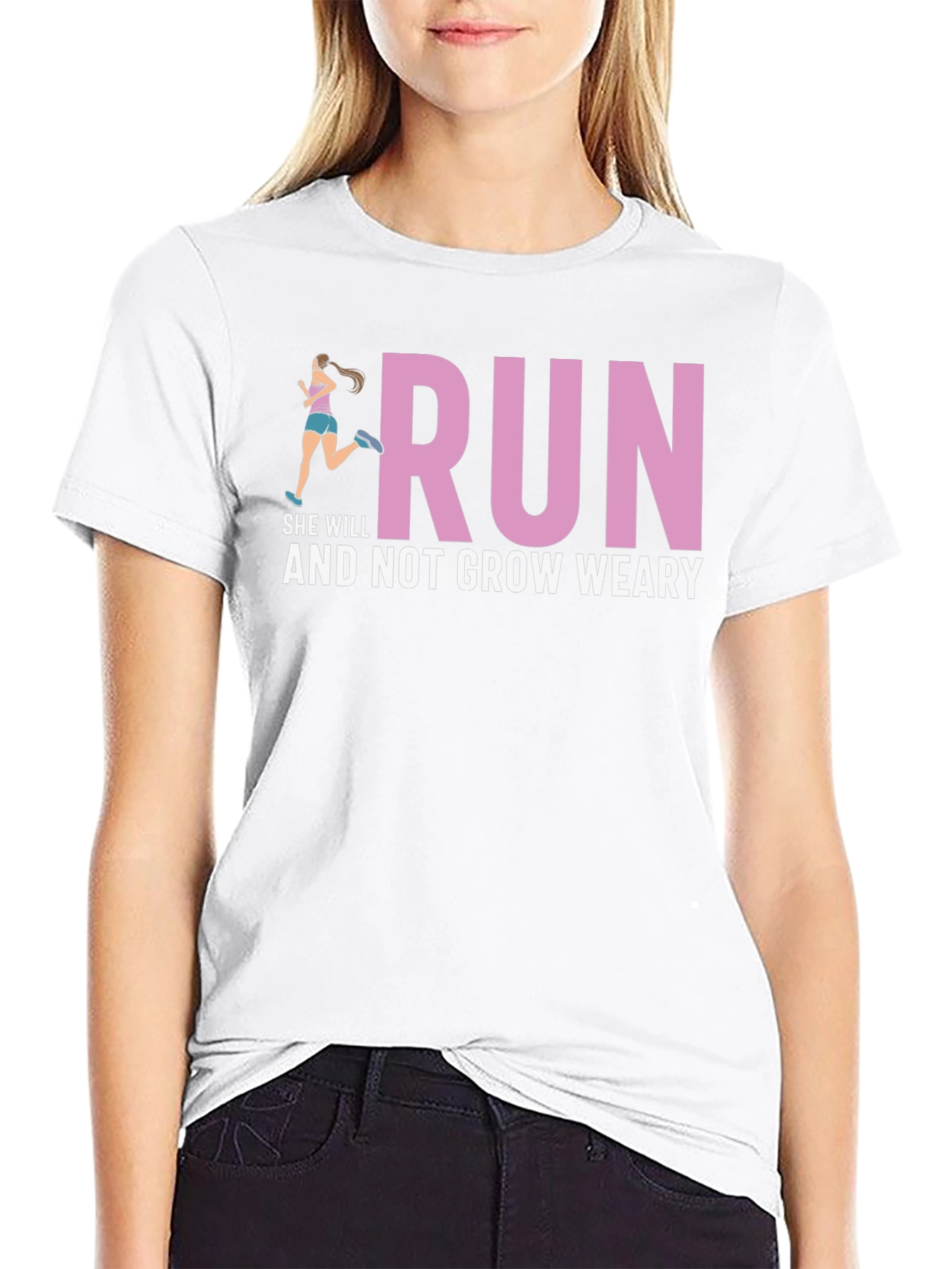 Run and Not Grow Weary T-Shirt