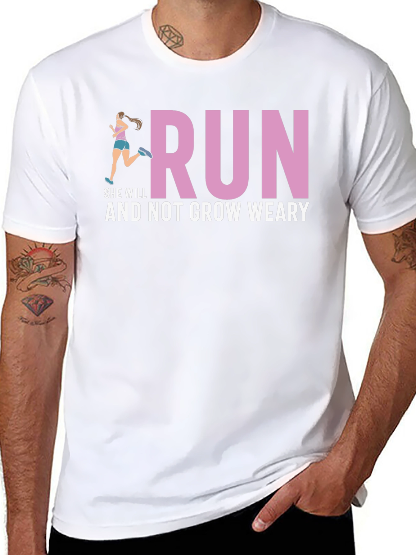 Run and Not Grow Weary T-Shirt