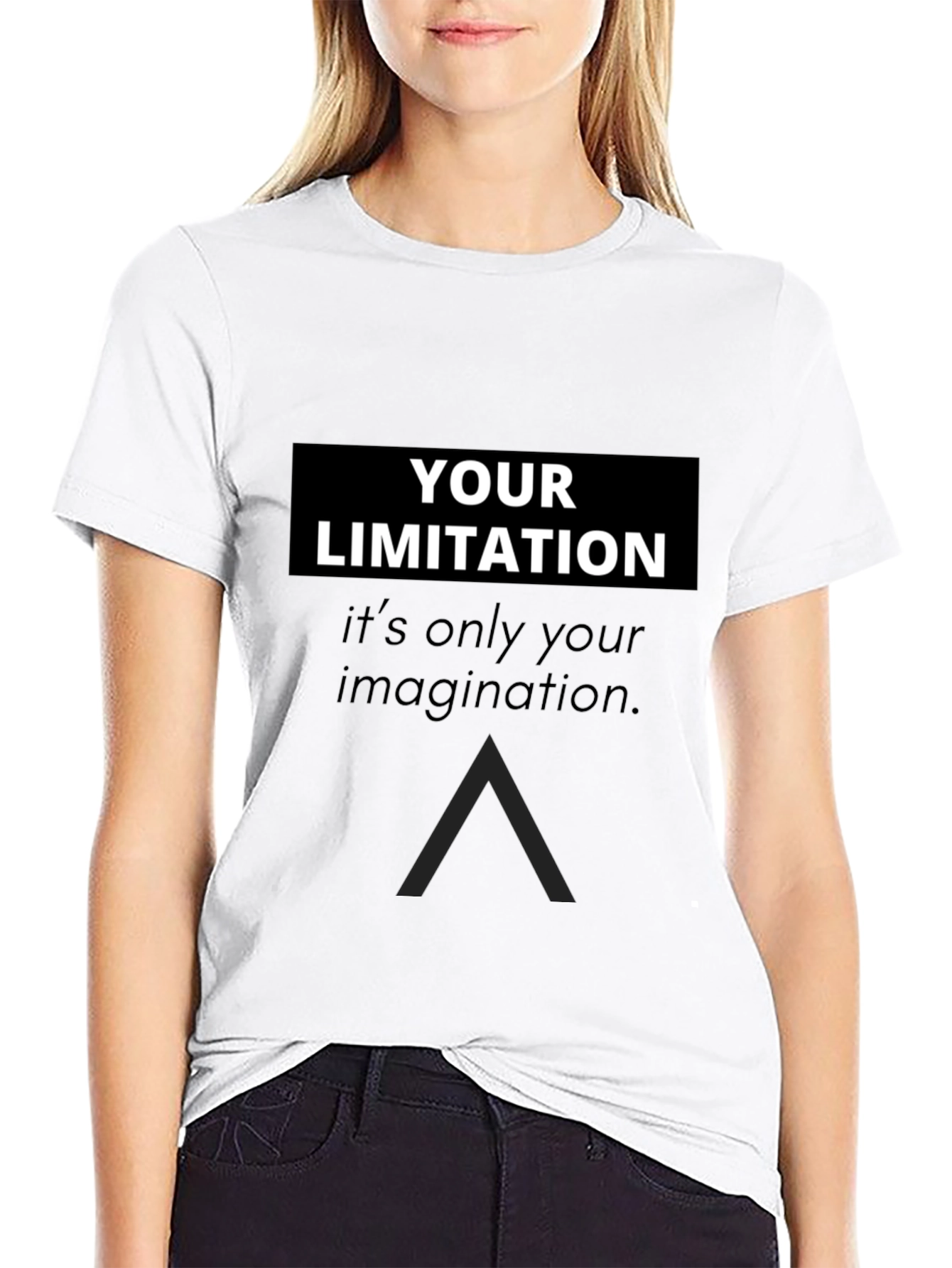 Inspirational Graphic Tee: Your Limitation T-Shirt