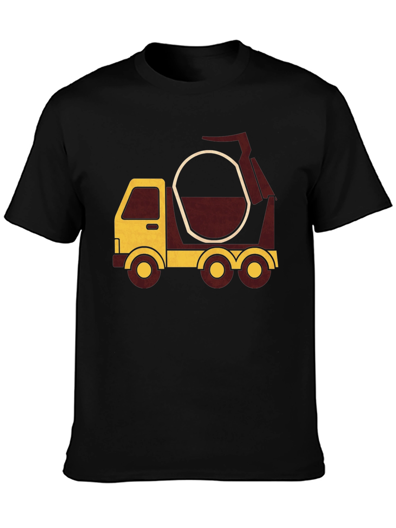 Cement Mixer Truck Graphic T-Shirt