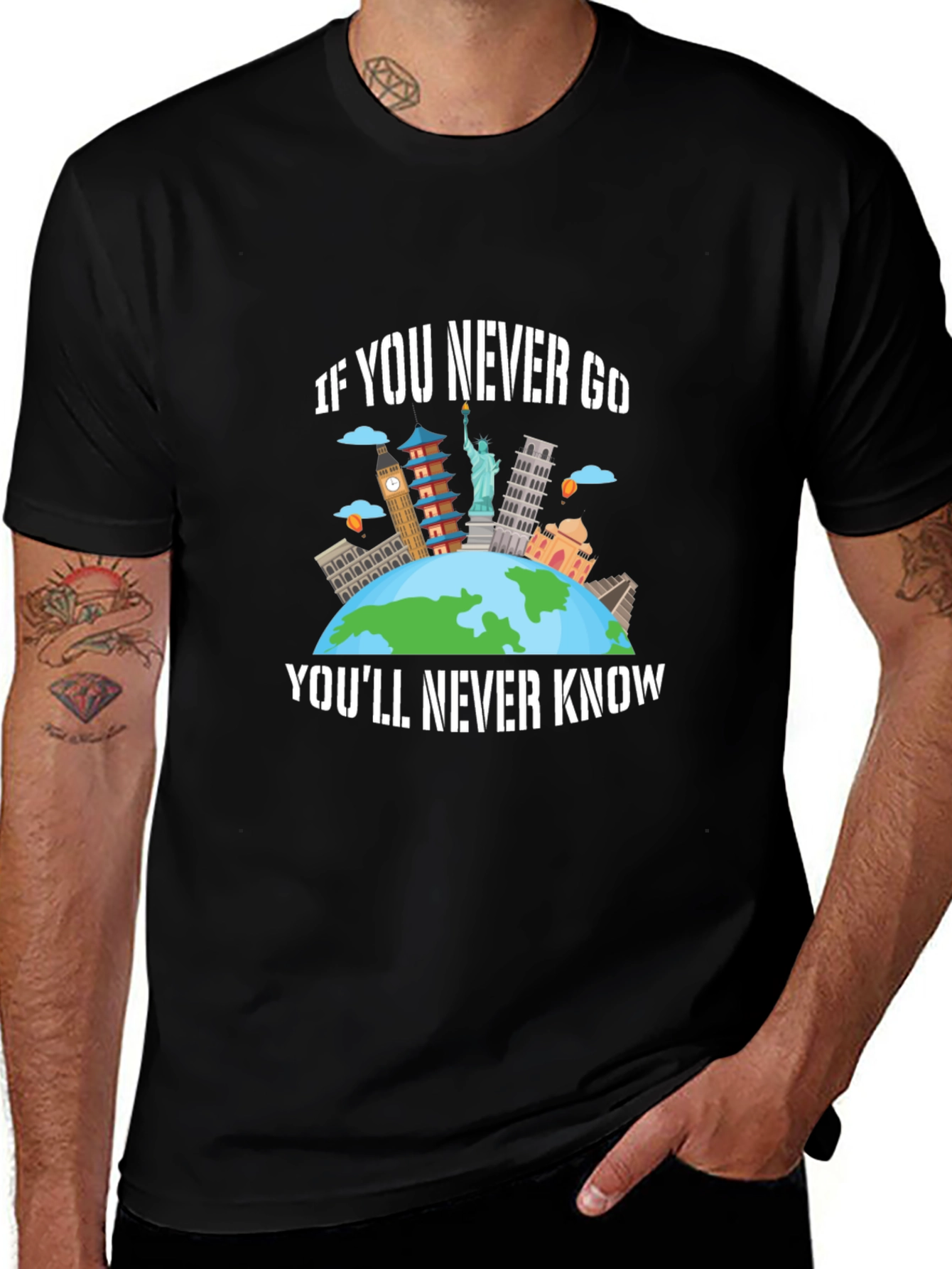 Travel the World T-Shirt - Adventure Awaits