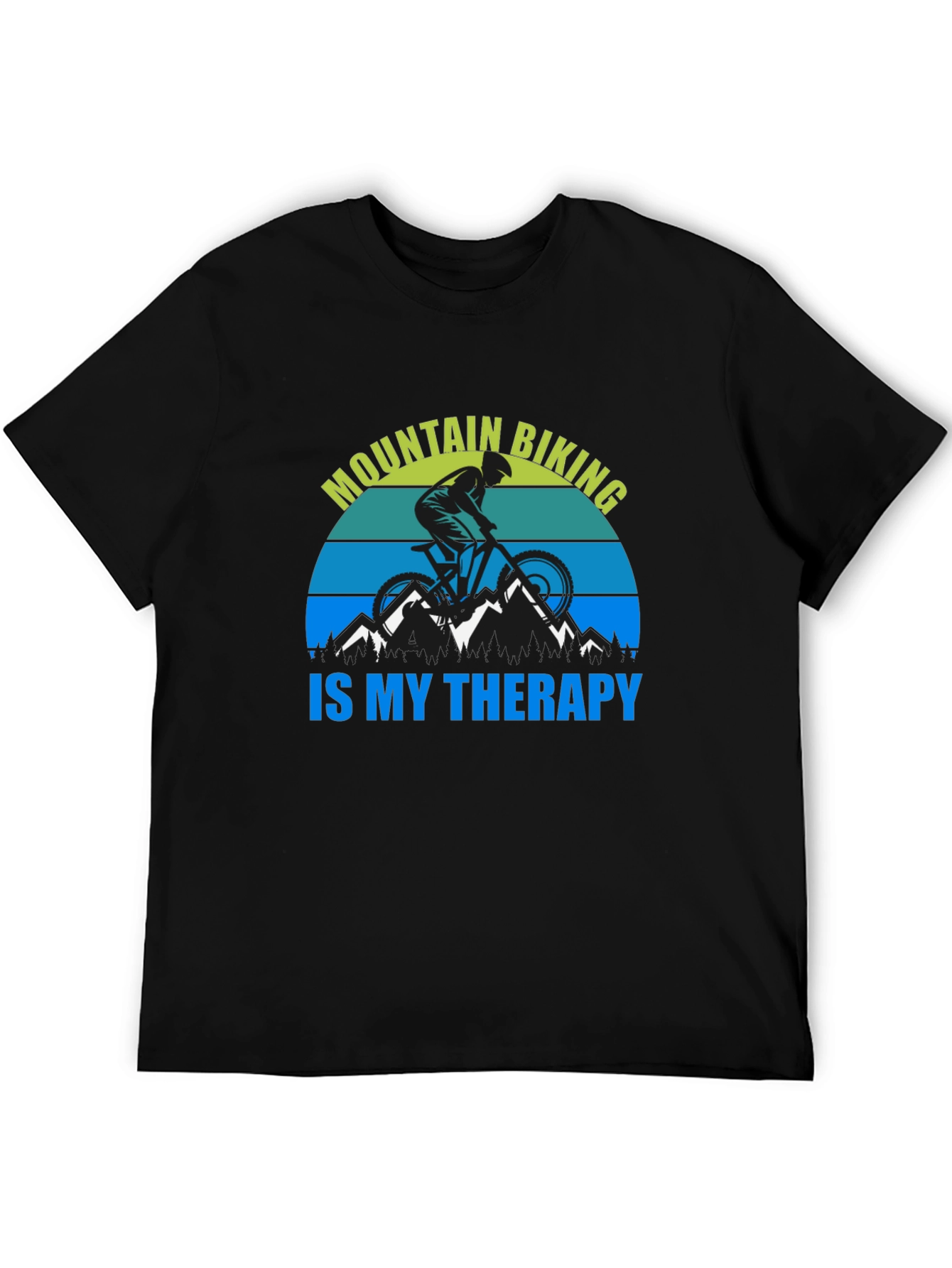 Mountain Biking Therapy Graphic Tee