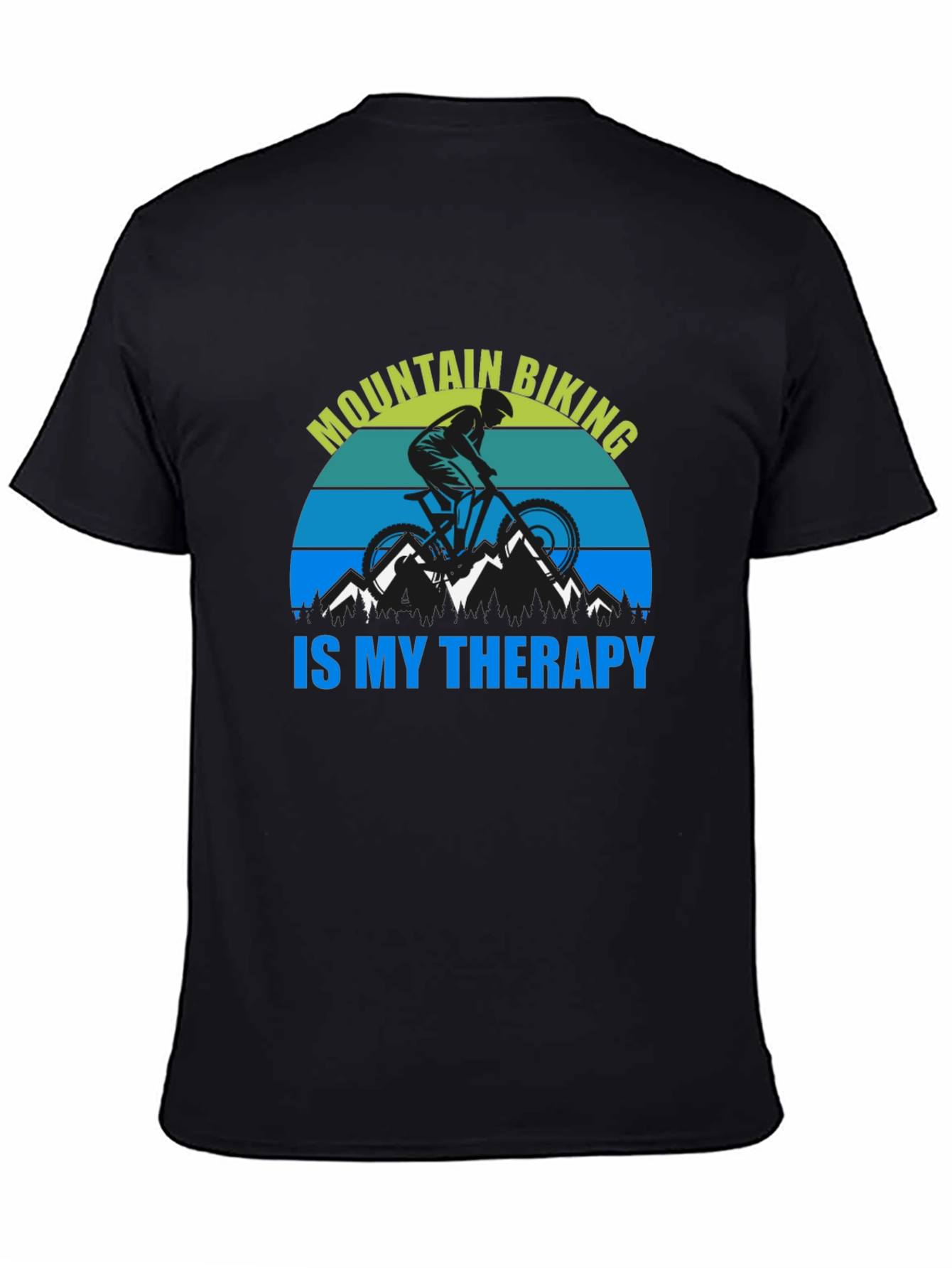 Mountain Biking Therapy Graphic Tee