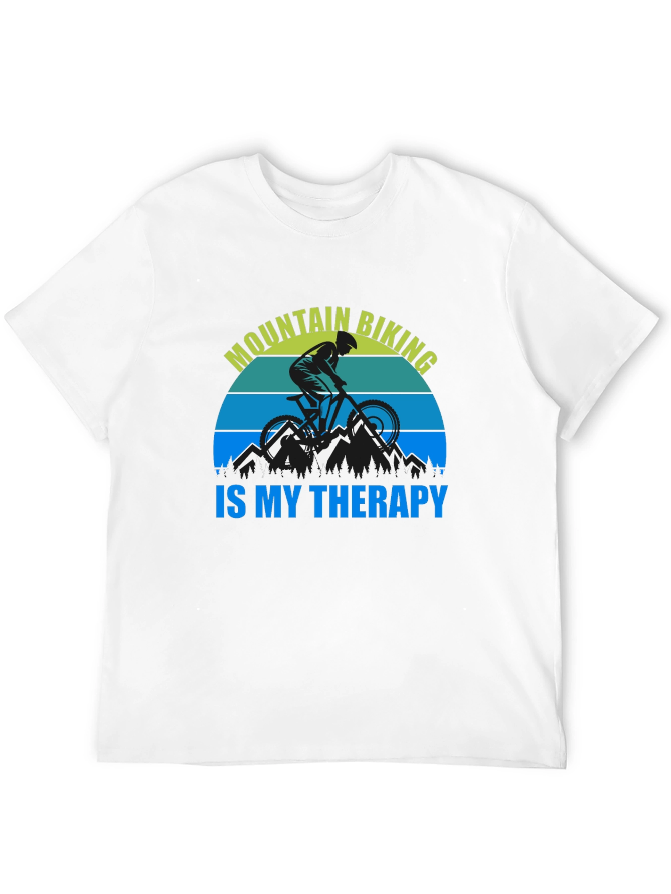 Mountain Biking Therapy Graphic Tee
