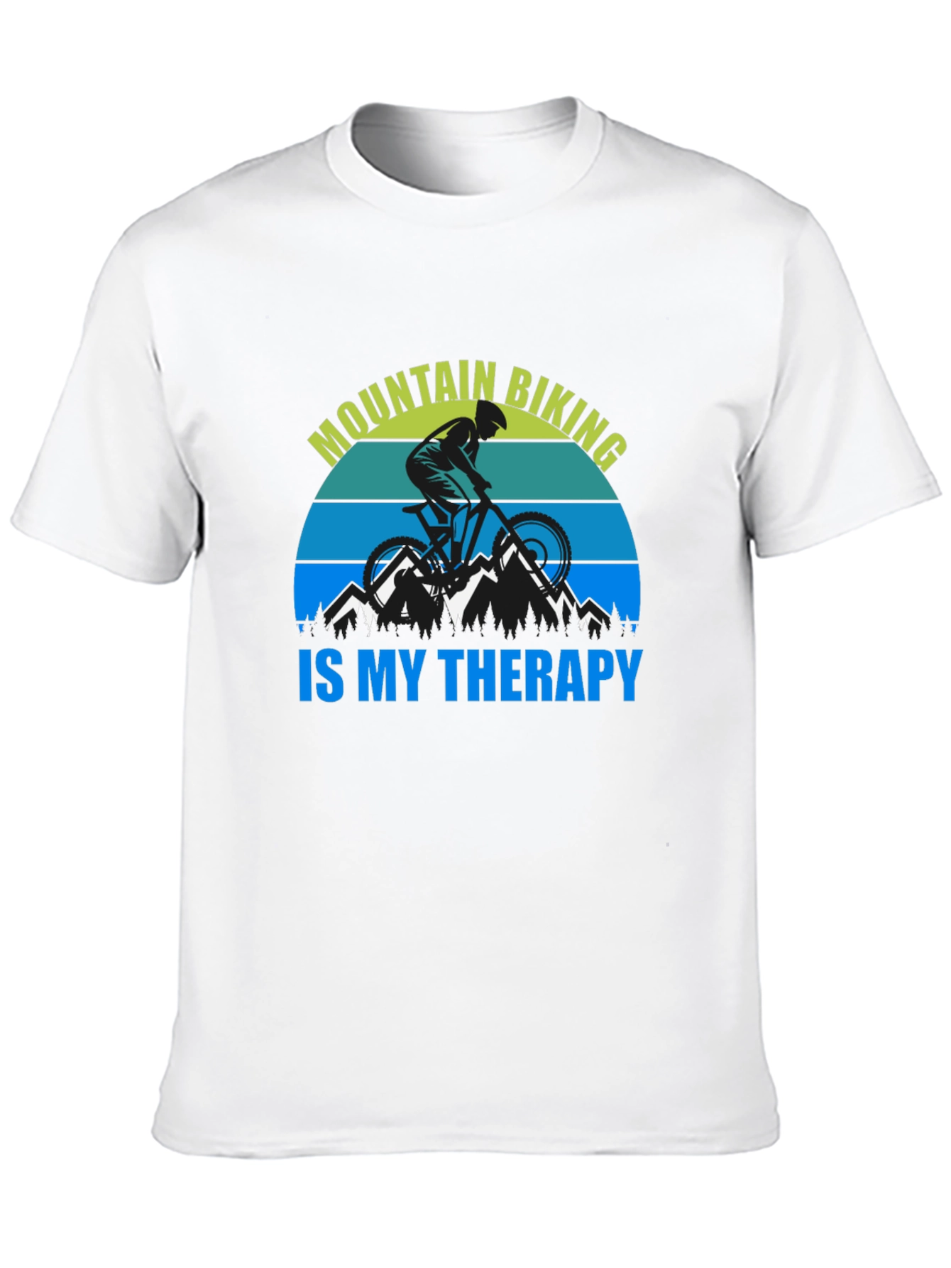 Mountain Biking Therapy Graphic Tee
