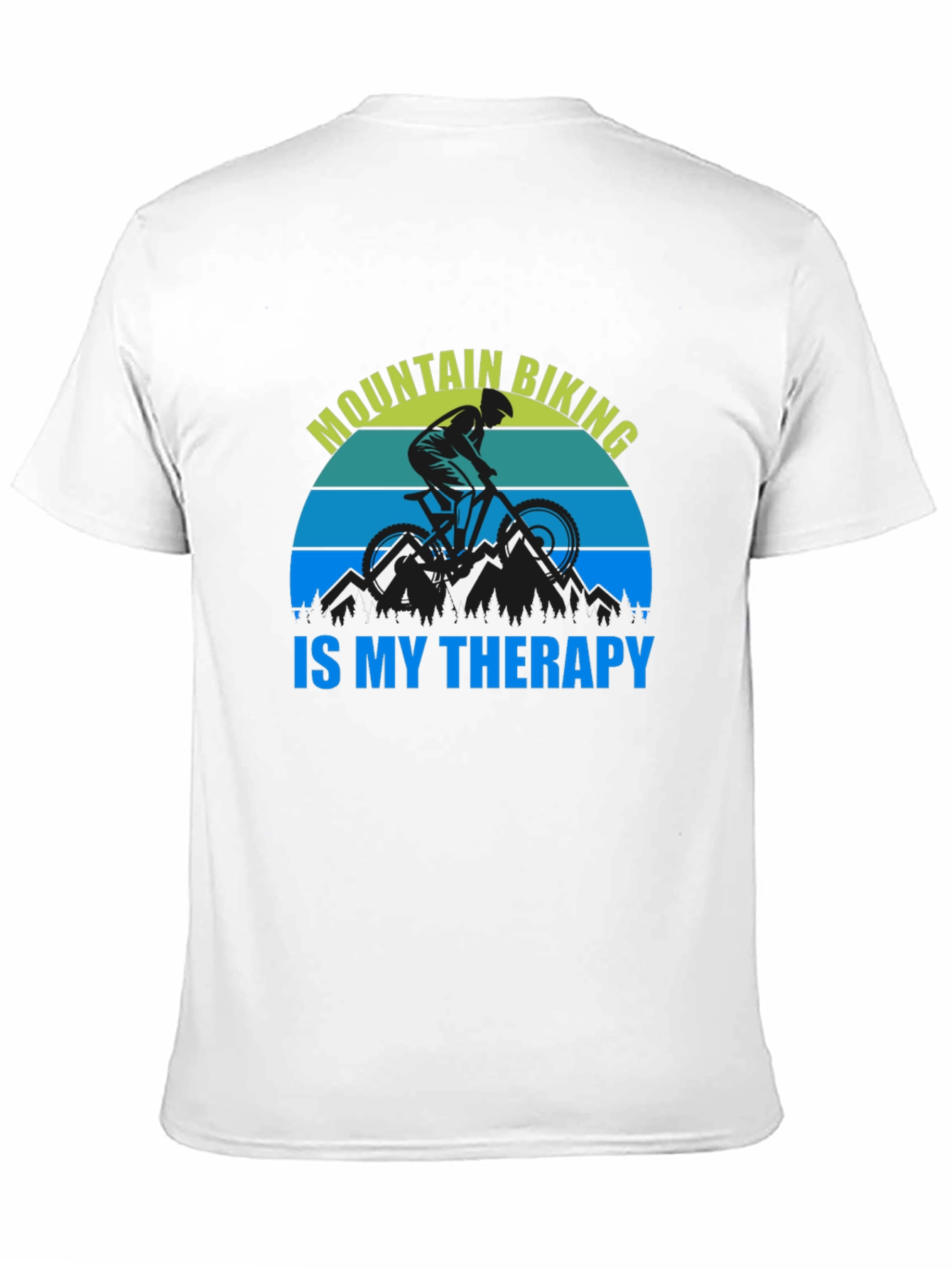 Mountain Biking Therapy Graphic Tee