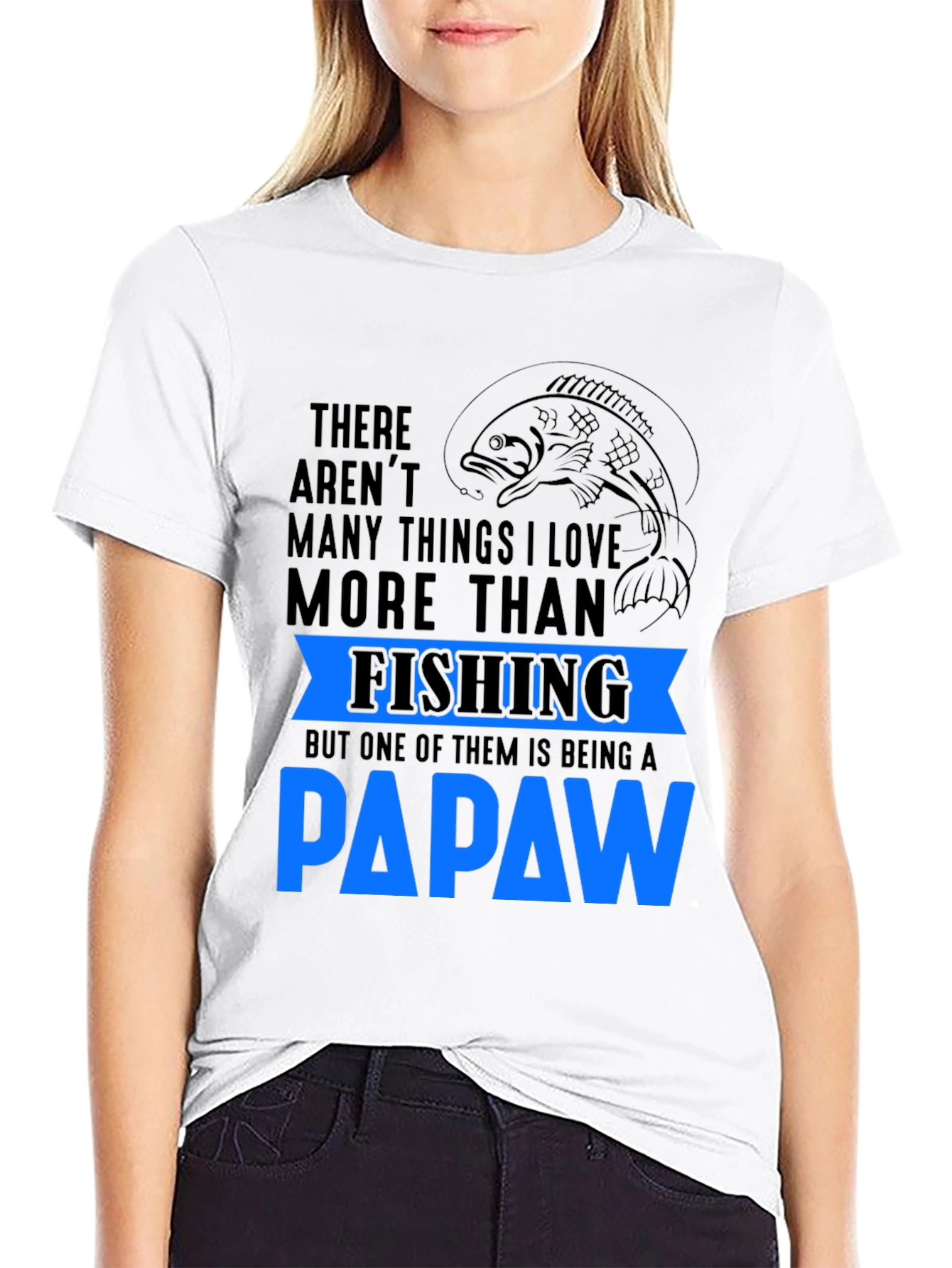 Fishing Papaw T-Shirt - Gift for Grandpa