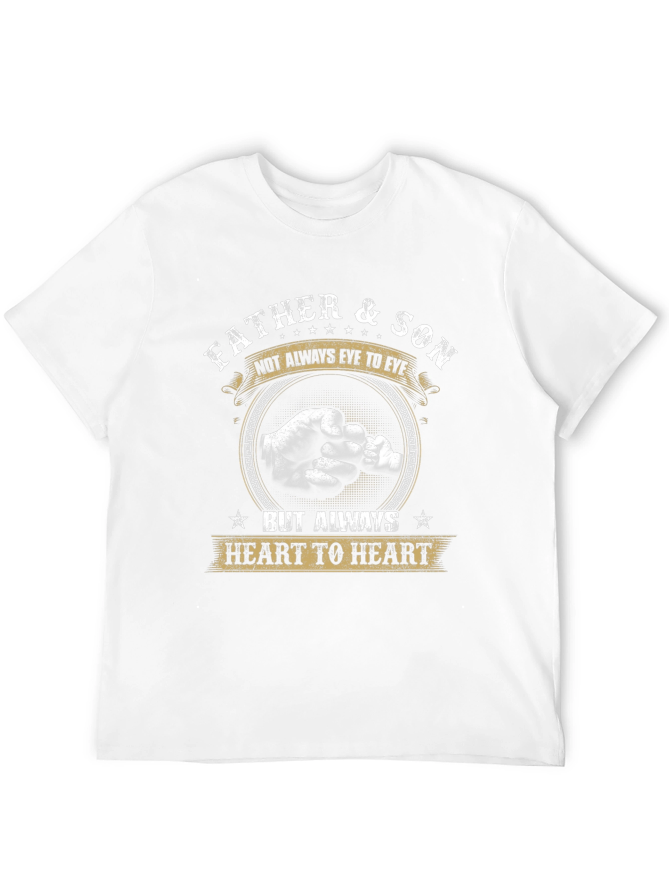 Father & Son Heart to Heart Graphic Tee