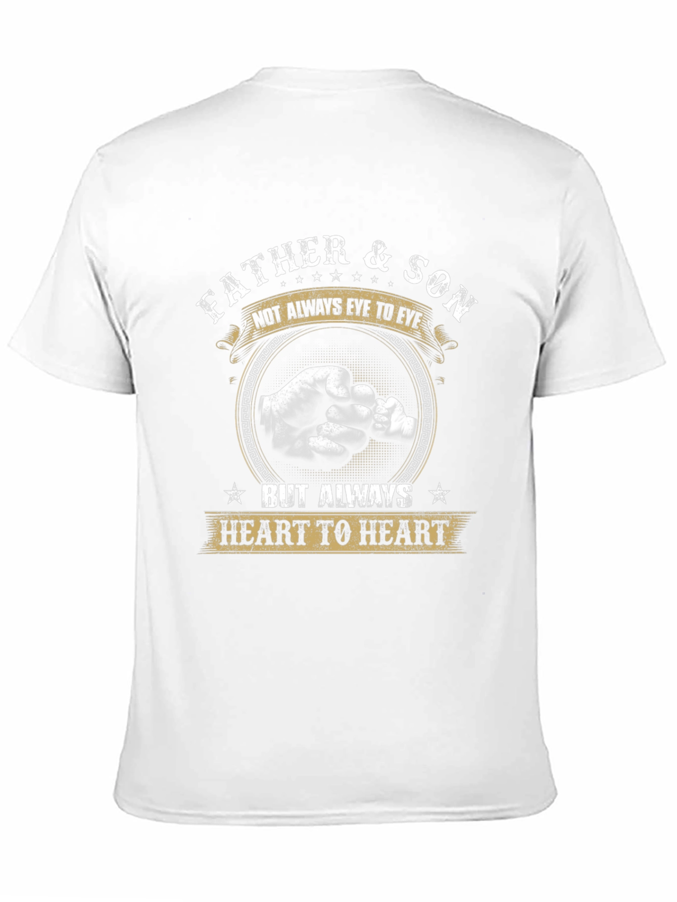 Father & Son Heart to Heart Graphic Tee