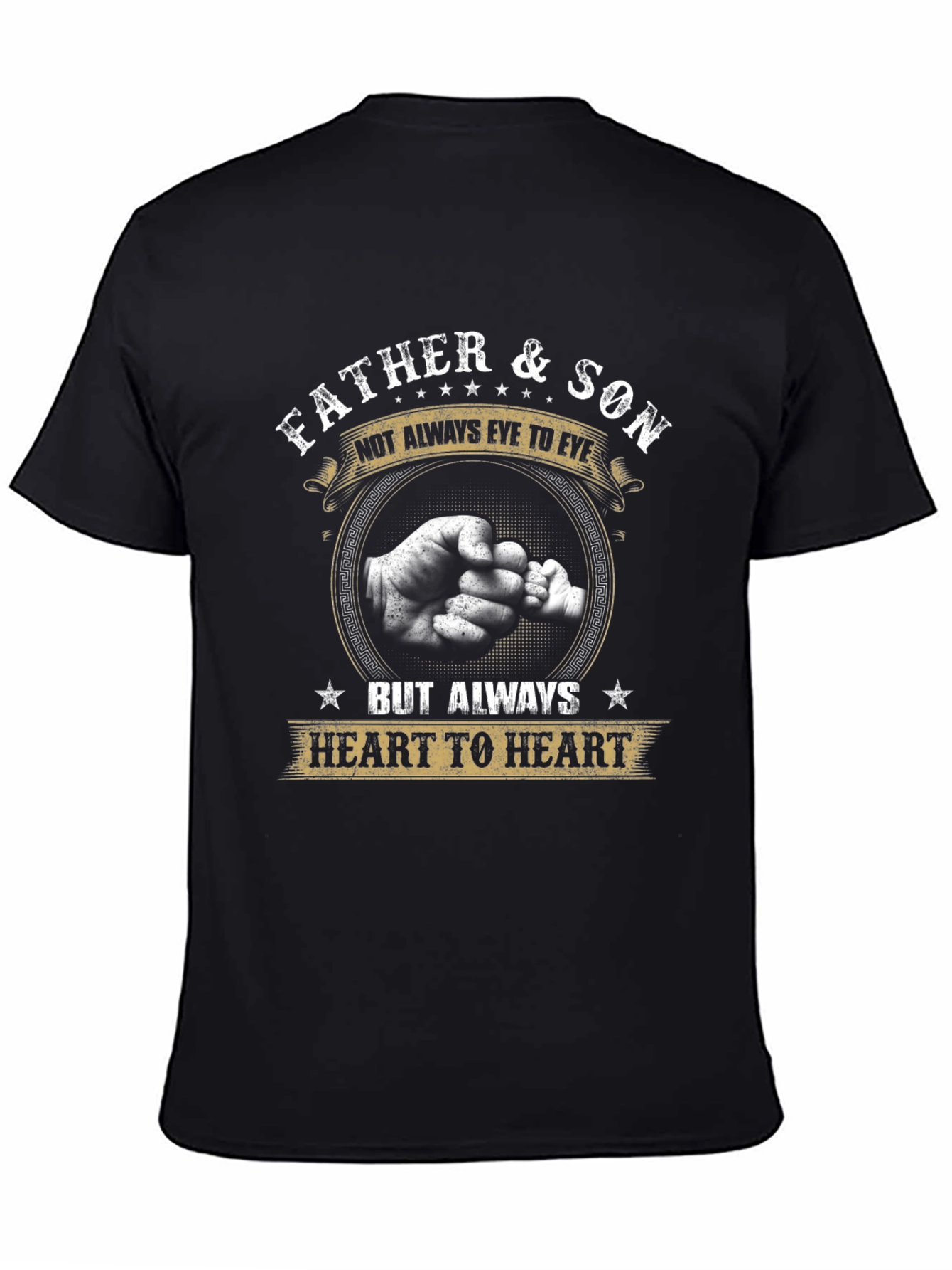 Father & Son Heart to Heart Graphic Tee