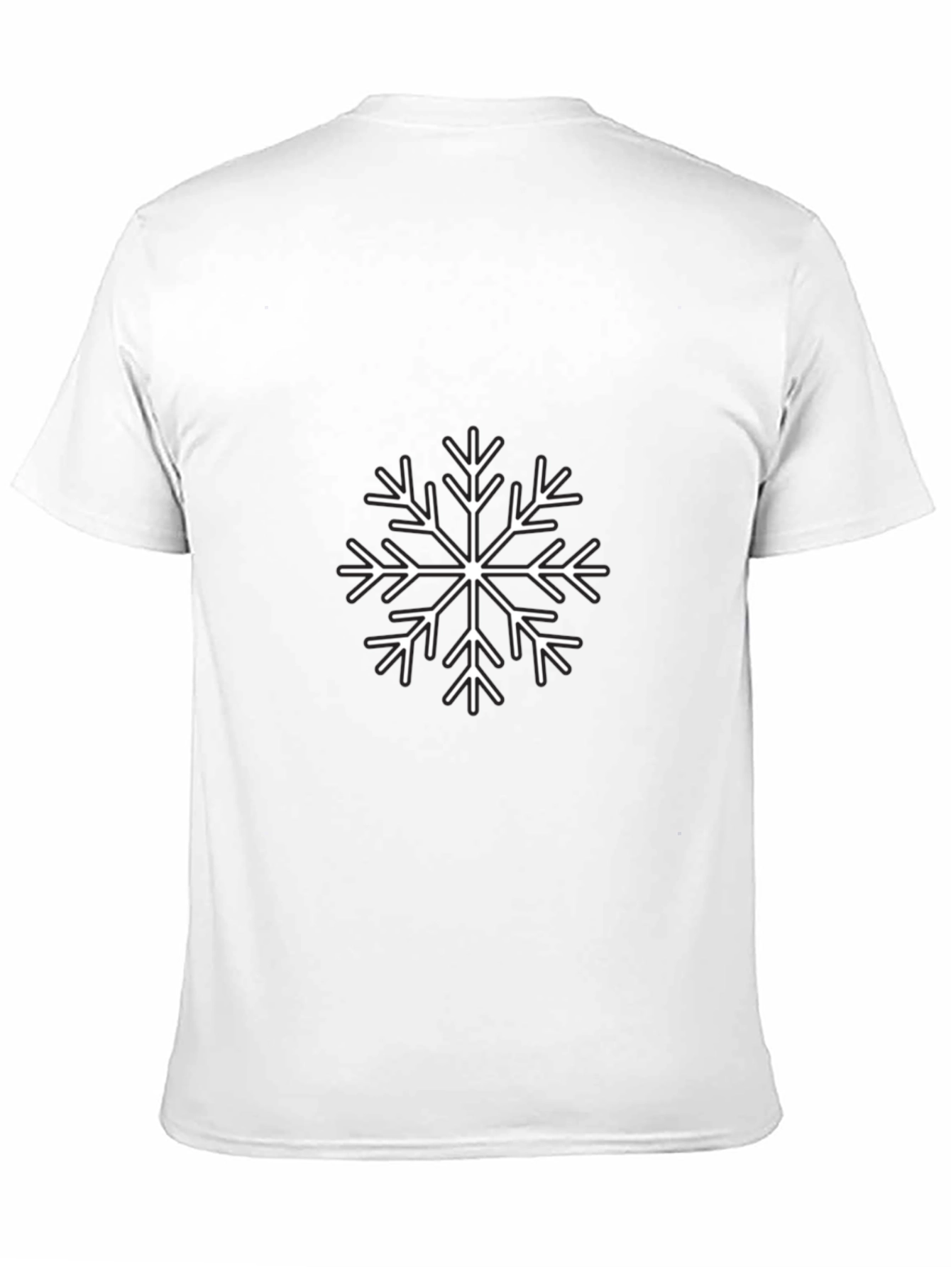 Snowflake Graphic Tee - Black