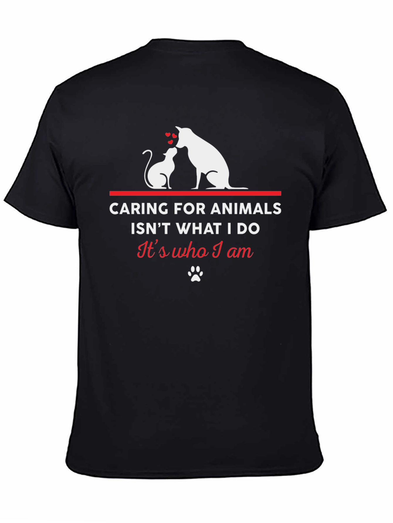 Animal Lover T-Shirt - Caring for Animals Design