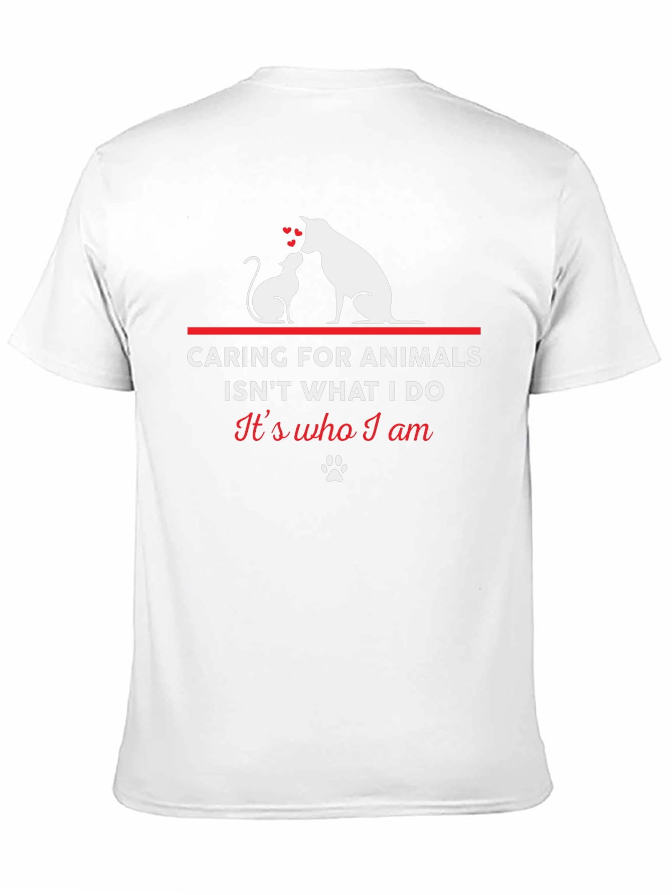 Animal Lover T-Shirt - Caring for Animals Design