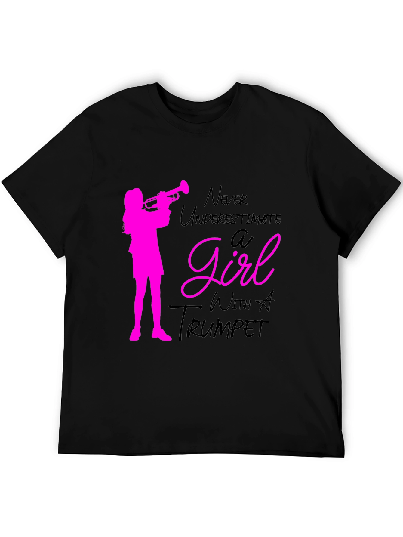 Trumpet Girl T-Shirt - Musician Tee