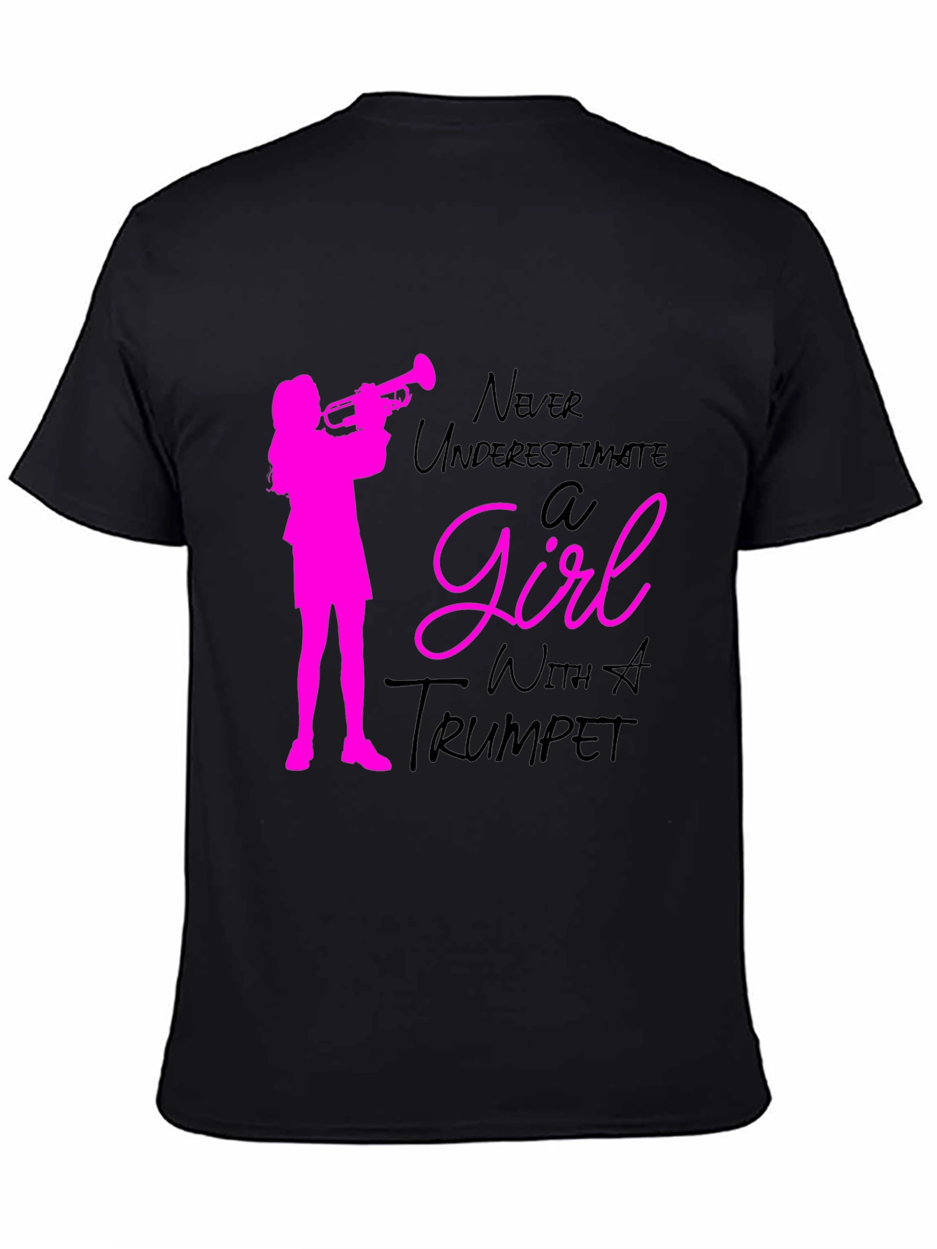 Trumpet Girl T-Shirt - Musician Tee