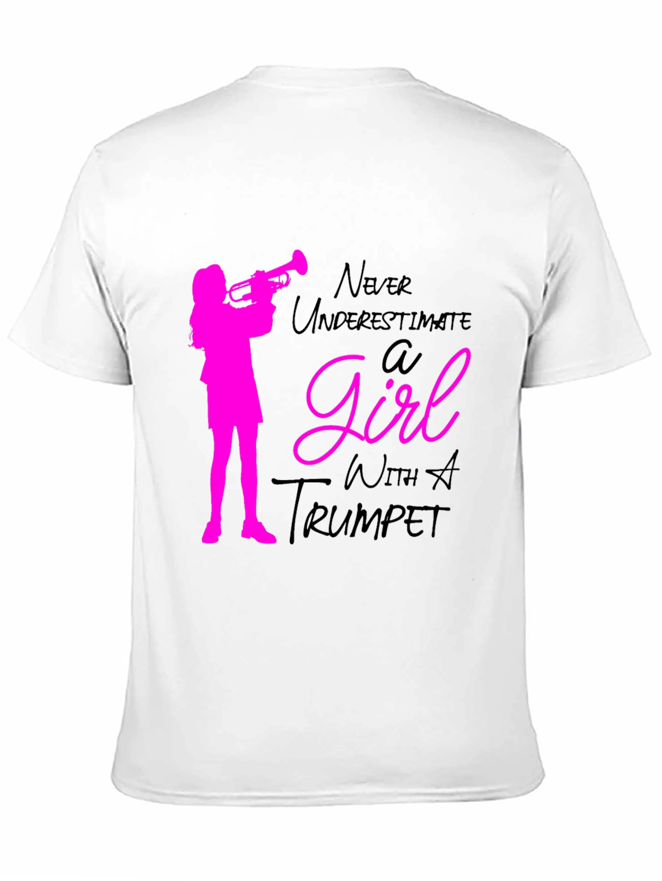 Trumpet Girl T-Shirt - Musician Tee