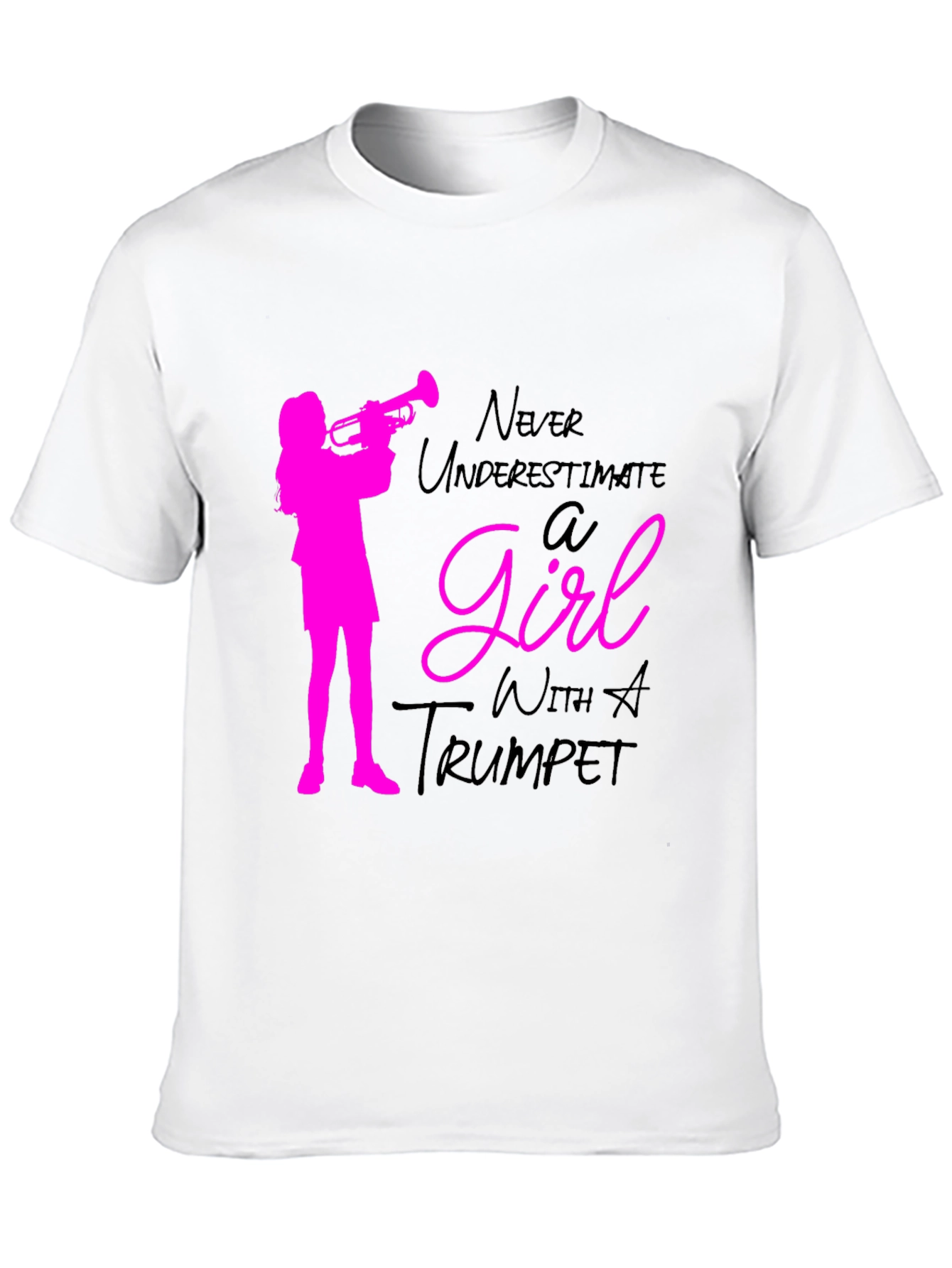 Trumpet Girl T-Shirt - Musician Tee