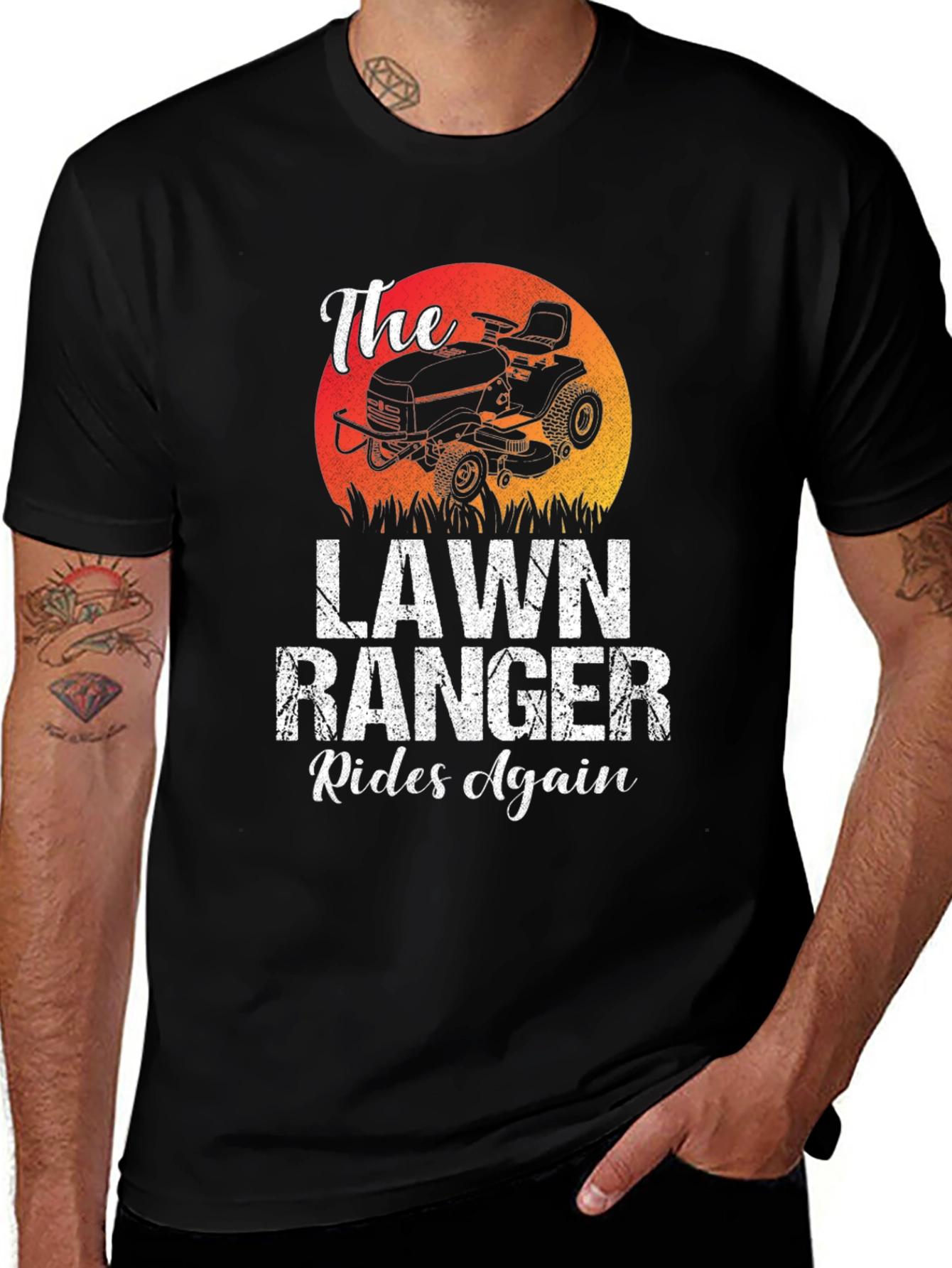 Lawn Ranger Rides Again Graphic Tee