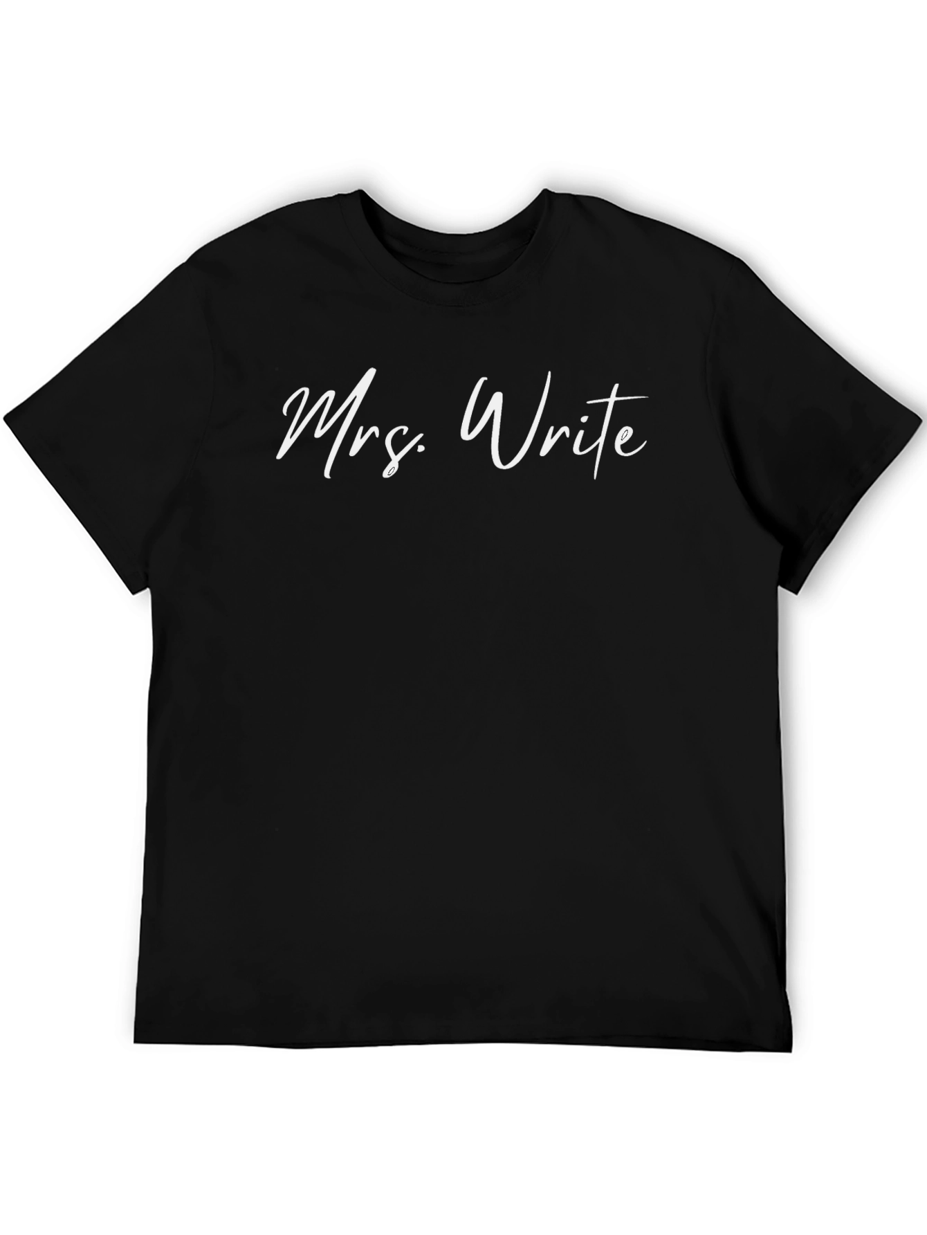 Mrs. Write Black T-Shirt